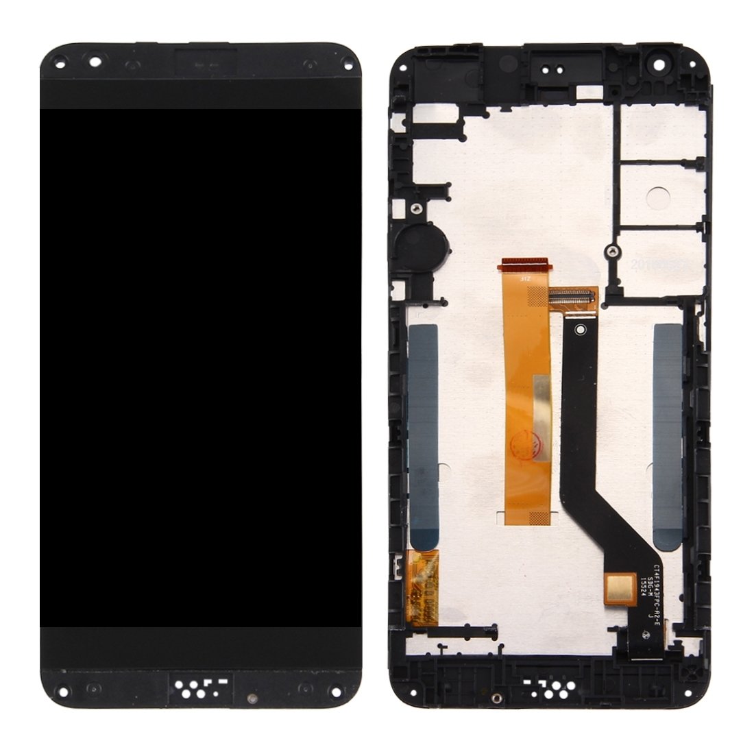 Premium HTC Desire 530 Screen Replacement Kit - LCD Display + Touch Digitizer Assembly with Frame, Top & Bottom Glass Lens Cover - Durable Phone Repair Parts for DIY Fixes | Perfect for Cracked Screen Replacement & Device Protection