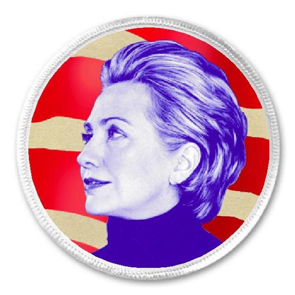2016 Hillary Clinton Election 3-Inch Iron On or Sew On Patch - Perfect for Jackets, Bags & Political Memorabilia