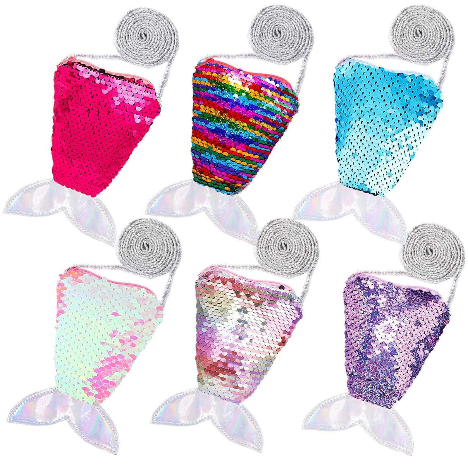 Fashionable Sequins Crossbody Messenger Bag for Girls - Kids Mini Purse for Birthday Gifts, School, Party & Daily Use