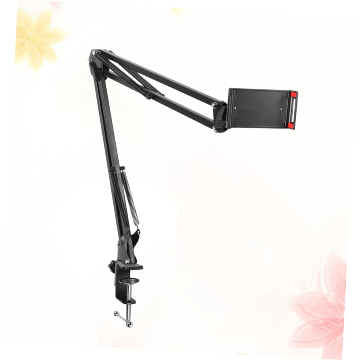 Universal Phone and Tablet Holder - Adjustable Gooseneck Stand with Sturdy Clamp for Desk, Bed, Car - Compatible with iPhone, Samsung, iPad (Ideal for Watching Videos, Gaming, Video Calls)