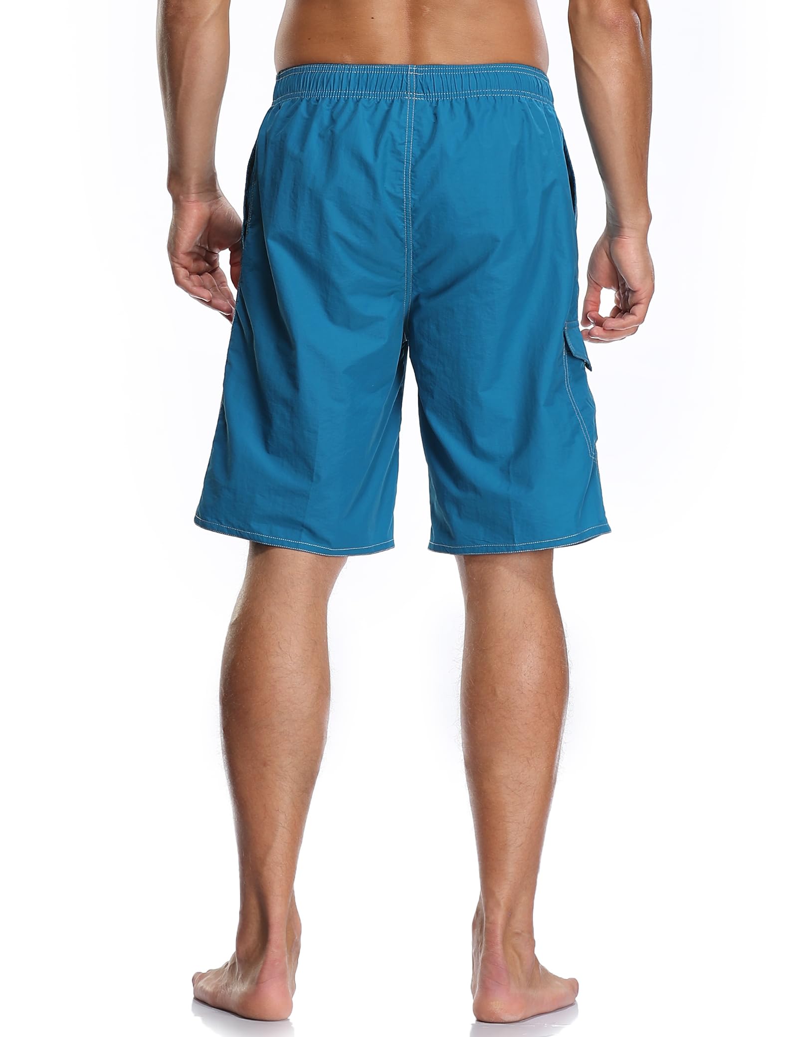 **Men's Quick Dry Swim Trunks - Lightweight Board Shorts for Swimming, Surfing & Beach Activities | UPF 50+ Sun Protection**