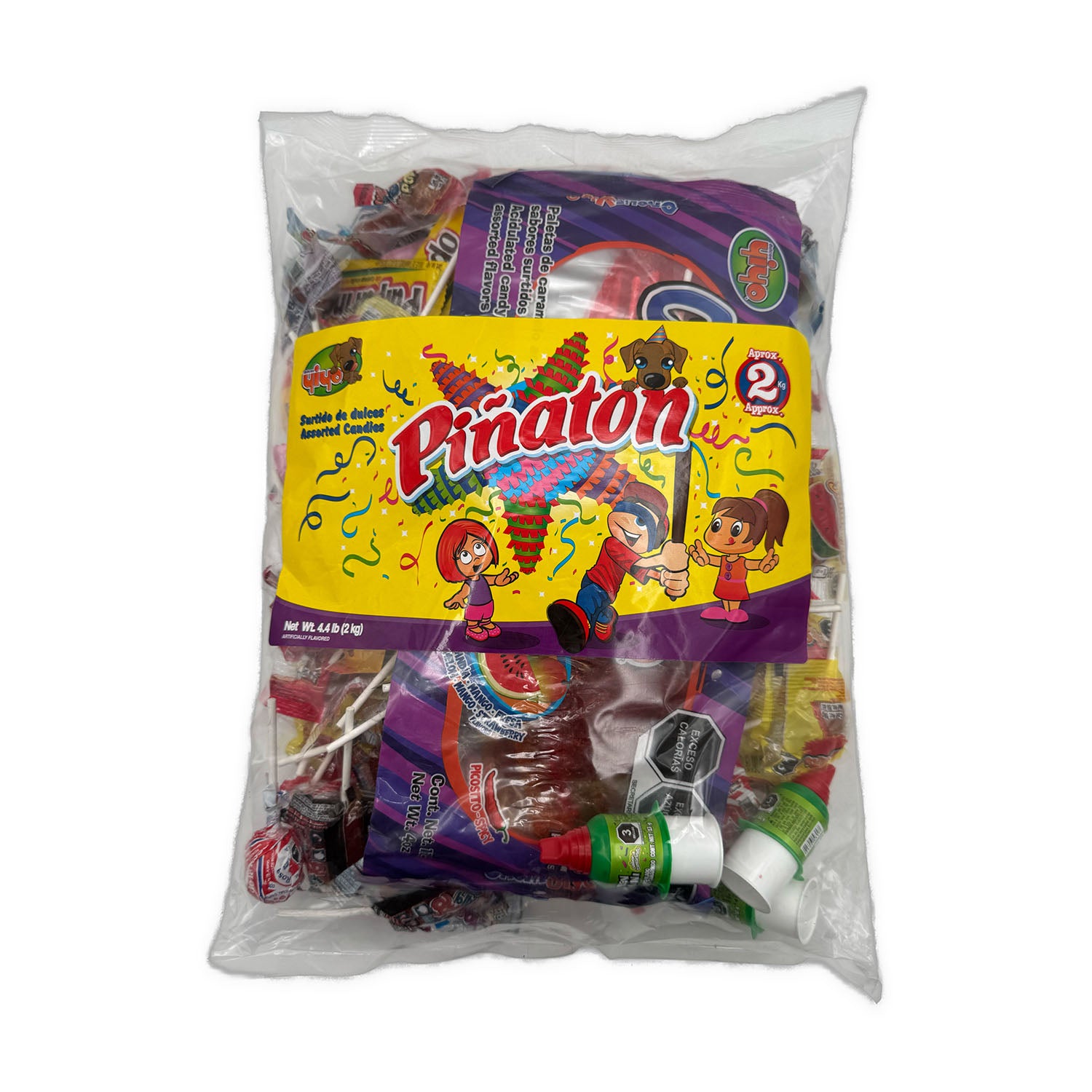 Jack's Yiyo Pinaton Pinata Mix - 4.4lb Party Filler Bag for Birthday Celebrations, Cinco de Mayo, and Festive Events