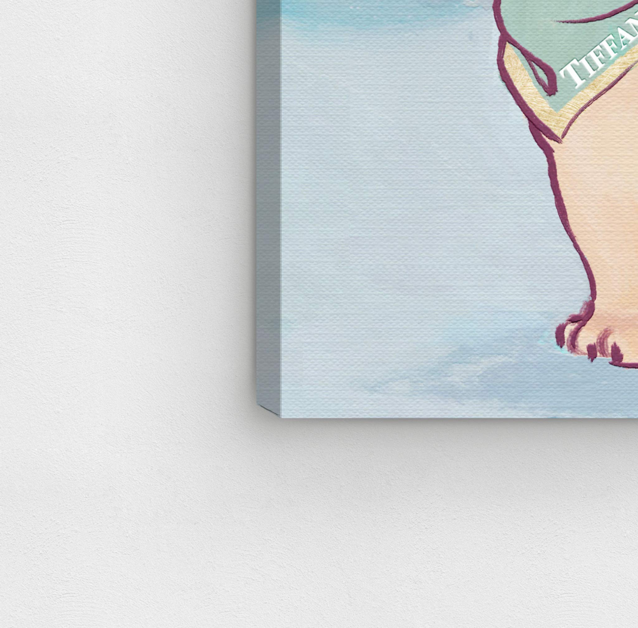 Oliver Gal Artist Co. Short and Cute Puppies Wall Art Canvas Print - 24