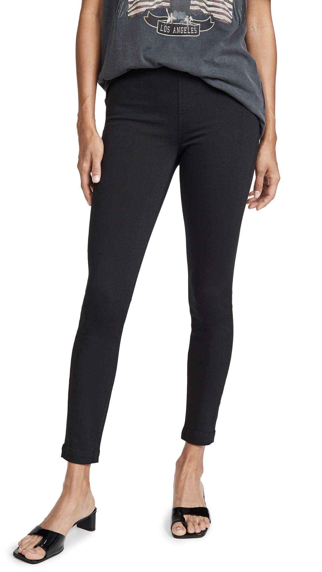 J Brand Women's Dellah High Rise Legging Jeans - Stretchy Skinny Denim Pants for Yoga, Workout & Casual Wear
