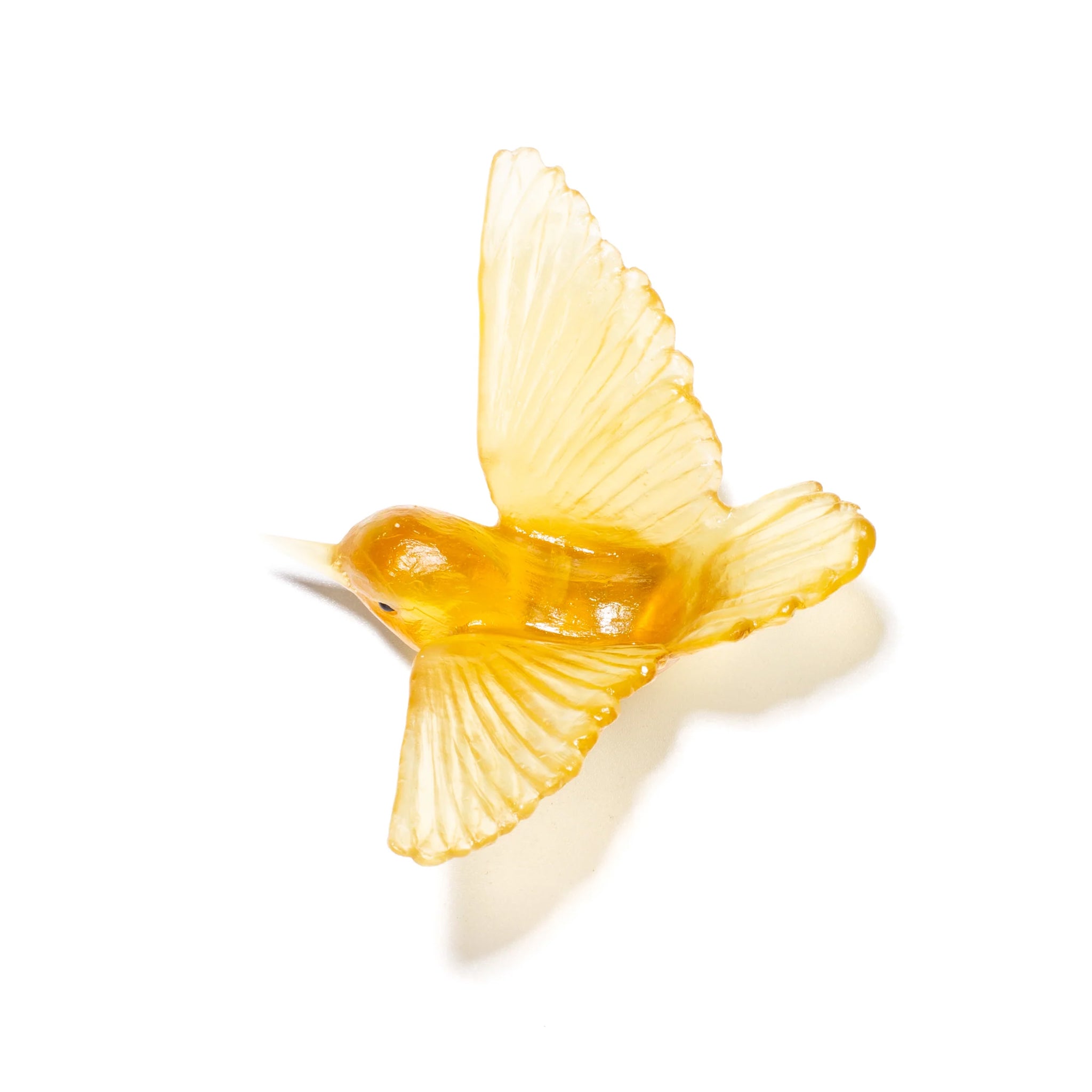 Handcrafted Glass Miromiro / Tomtit Wall Sculpture Art - Unique Home Decor by Luke Jacomb Studio | Perfect for Living Room, Bedroom & Office Decoration
