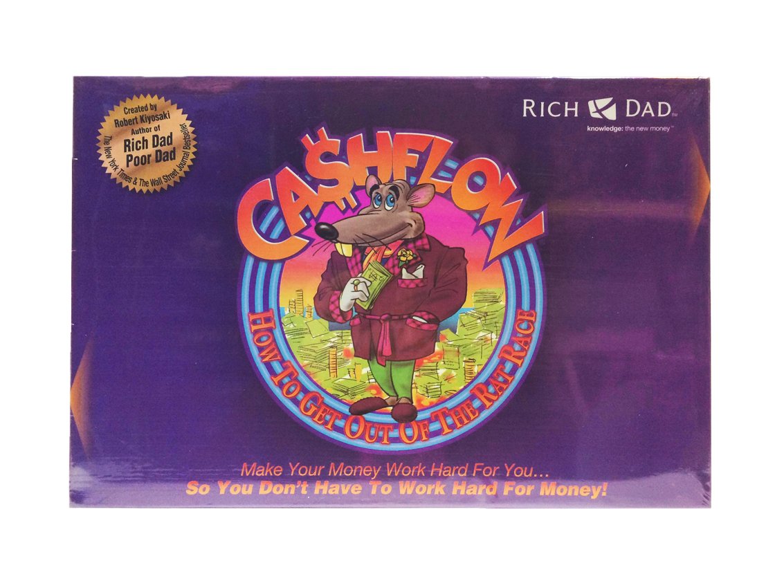 Cashflow 101 & 202 Financial Education Board Game by Robert Kiyosaki - Learn Investing & Money Management - Fast Free Shipping - Perfect for Family Game Nights & Financial Literacy Classes