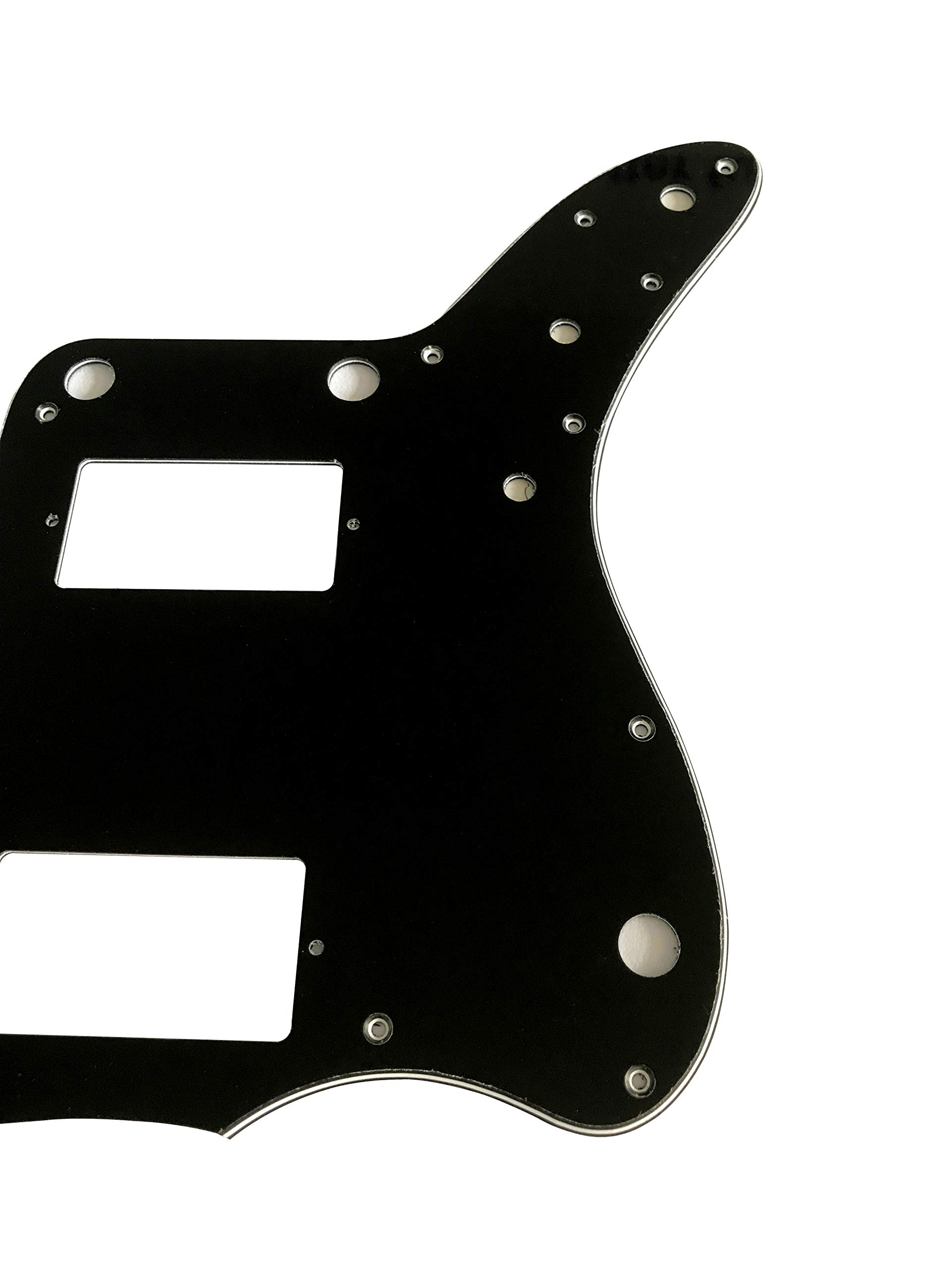 Left-Handed Fender Japan Jazzmaster PAF Guitar Pickguard - 3-Ply Black for Electric Guitar Parts | Perfect for DIY Guitar Repair & Custom Upgrades