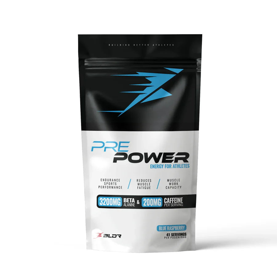 BLDR Sports Pre Workout Supplement - 270g Powder for Energy, Focus & Endurance | Pre-Workout Drink for Gym, Running & Fitness Training