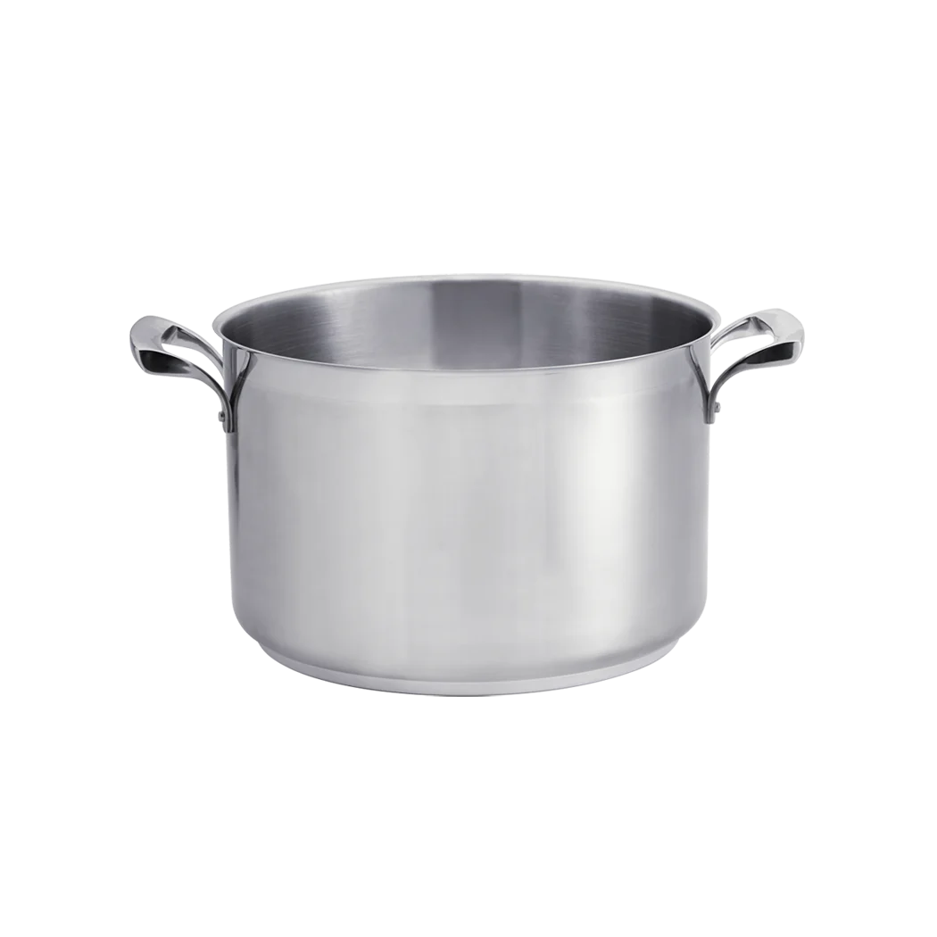Thermalloy 7 Quart Stainless Steel Sauce Pot with Lid - Heavy Duty Cooking Pot for Soups, Stews, Pasta & Sauces - Induction Compatible, Dishwasher Safe