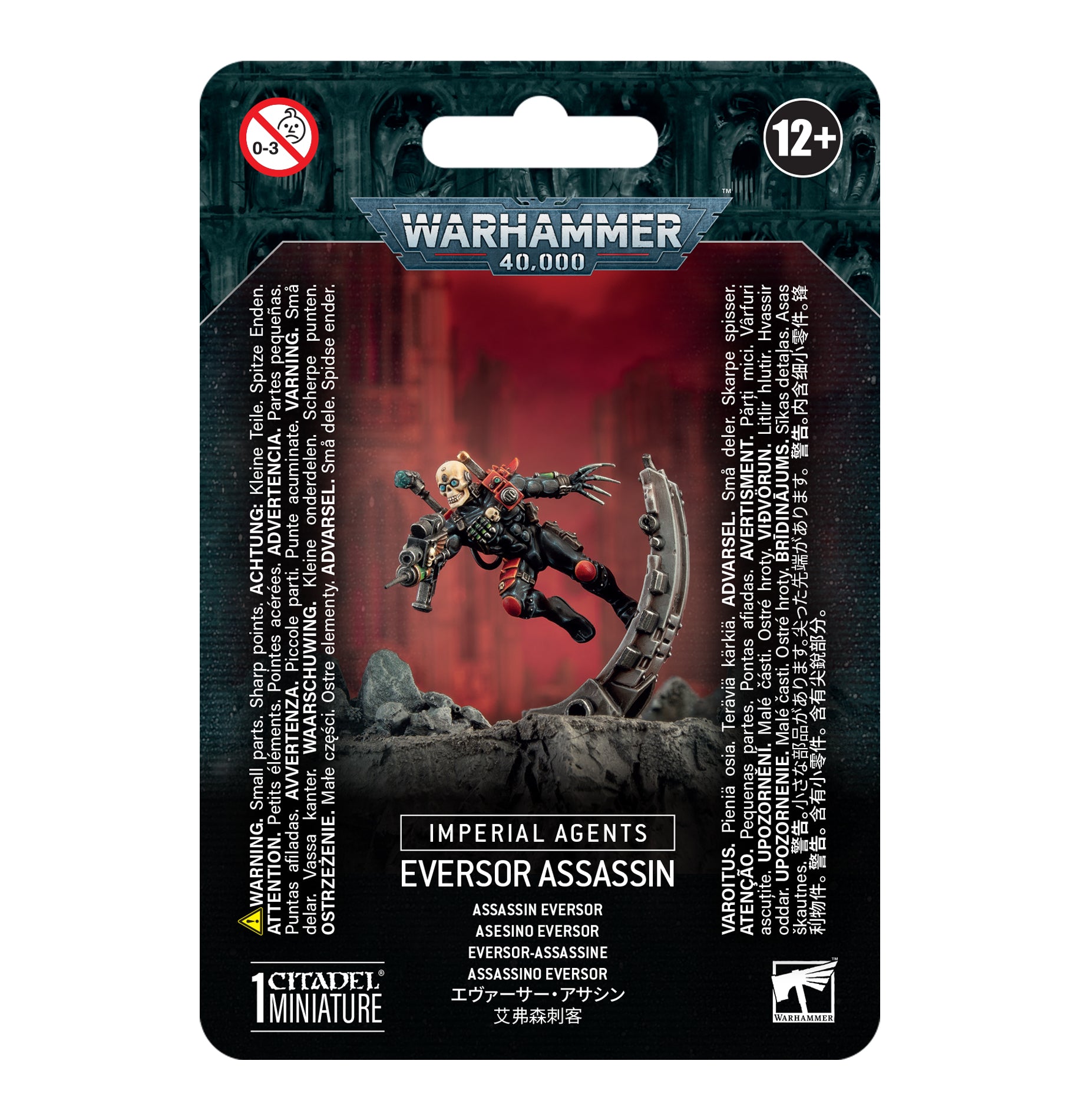 40K Imperial Agents Eversor Assassin - Warhammer 40K Miniature for Tabletop Gaming & Collecting | Perfect for Wargaming Battles and Sci-Fi Displays