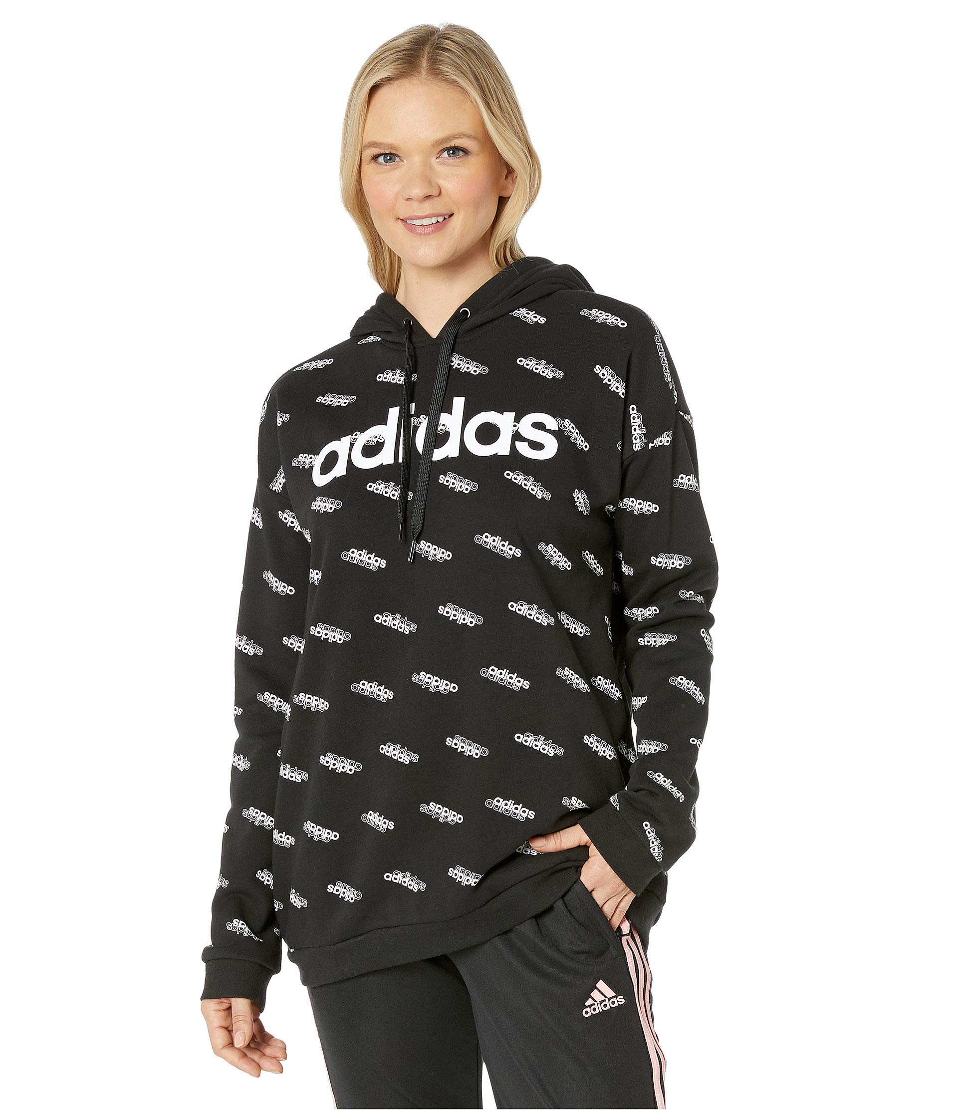 adidas Women's Favorites Hoodie - Soft Fleece Pullover Sweatshirt for Casual Wear & Lounge Comfort | Perfect for Gym, Running & Everyday Outfits