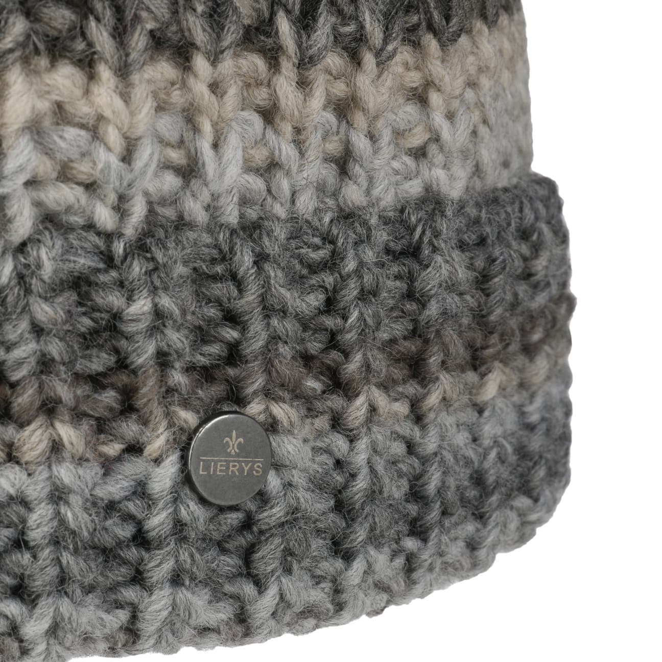 Lierys Finja Bobble Hat - Warm Winter Knit Beanie for Women & Men - Cozy Cable Knit Pom Pom Hat for Cold Weather - Perfect for Skiing, Snowboarding & Outdoor Activities