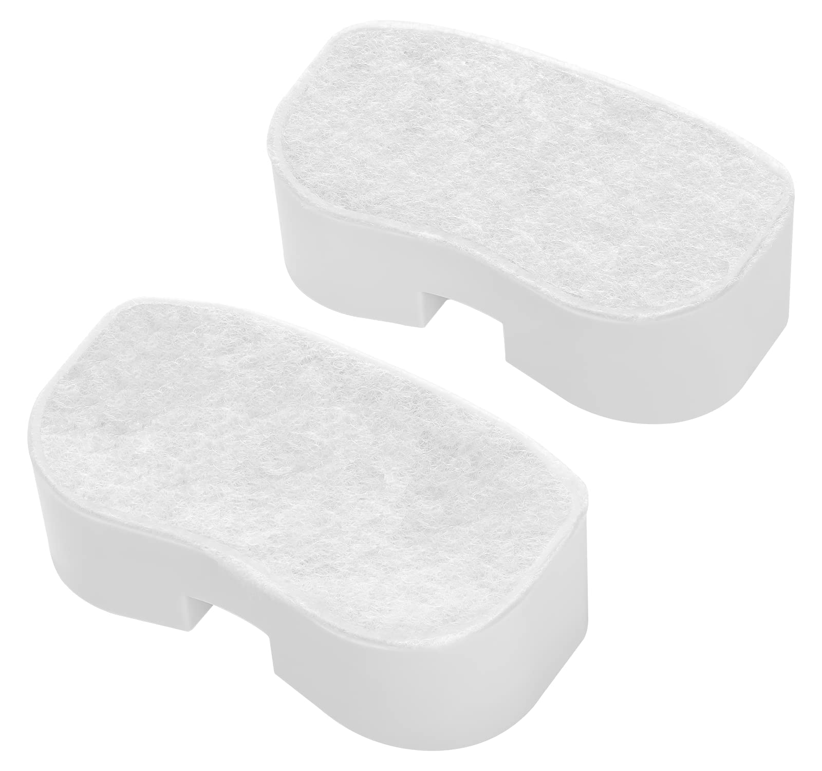 Litebee Cat Water Fountain Replacement Filters - 2 Pack (6 Weeks Supply) for Ultra Quiet Pet Water Fountain - Perfect for Fresh Water & Hydration for Cats & Small Pets