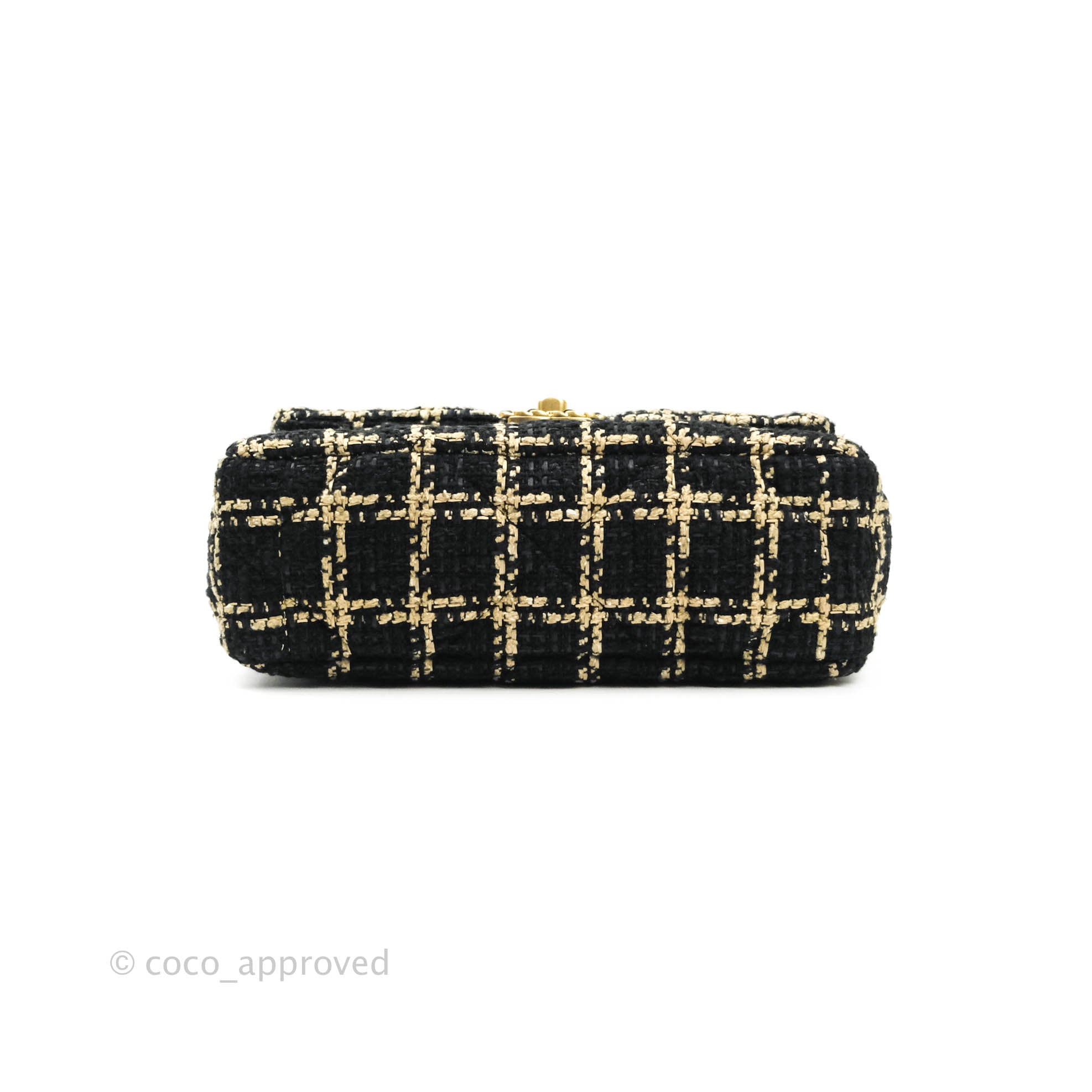Chanel 19 Small Tweed Handbag in Black & Gold with Mixed Hardware - Luxury Crossbody Bag for Women, Perfect for Evening Events & Date Nights