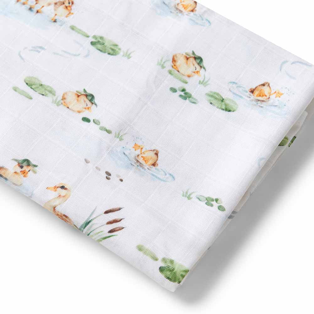 Snuggle Hunny Organic Cotton Muslin Baby Wrap Blanket - Soft Breathable Swaddle for Newborns & Infants - Perfect for Nursery, Stroller, and Breastfeeding