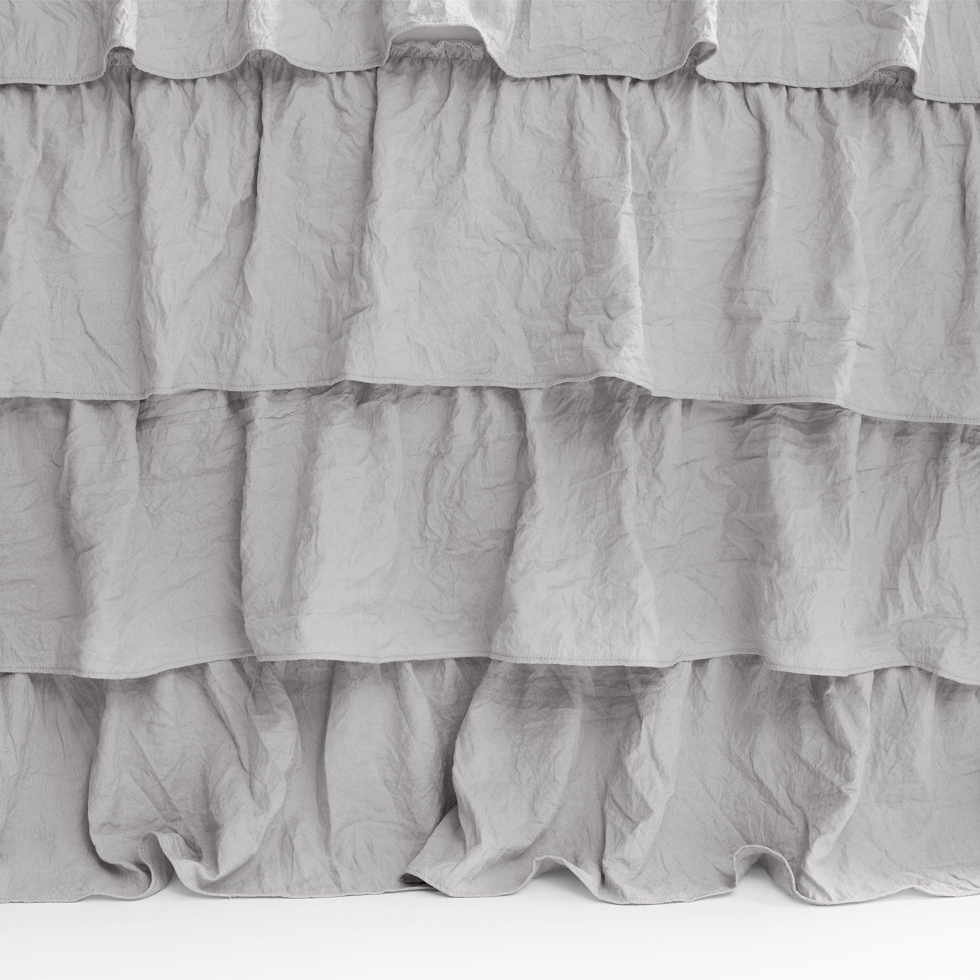 Allison Ruffle Skirt Bedspread Set - Elegant Floral Printed Queen Size Bedding with Ruffled Skirt | Perfect for Master Bedroom, Guest Room & Vacation Home Decor