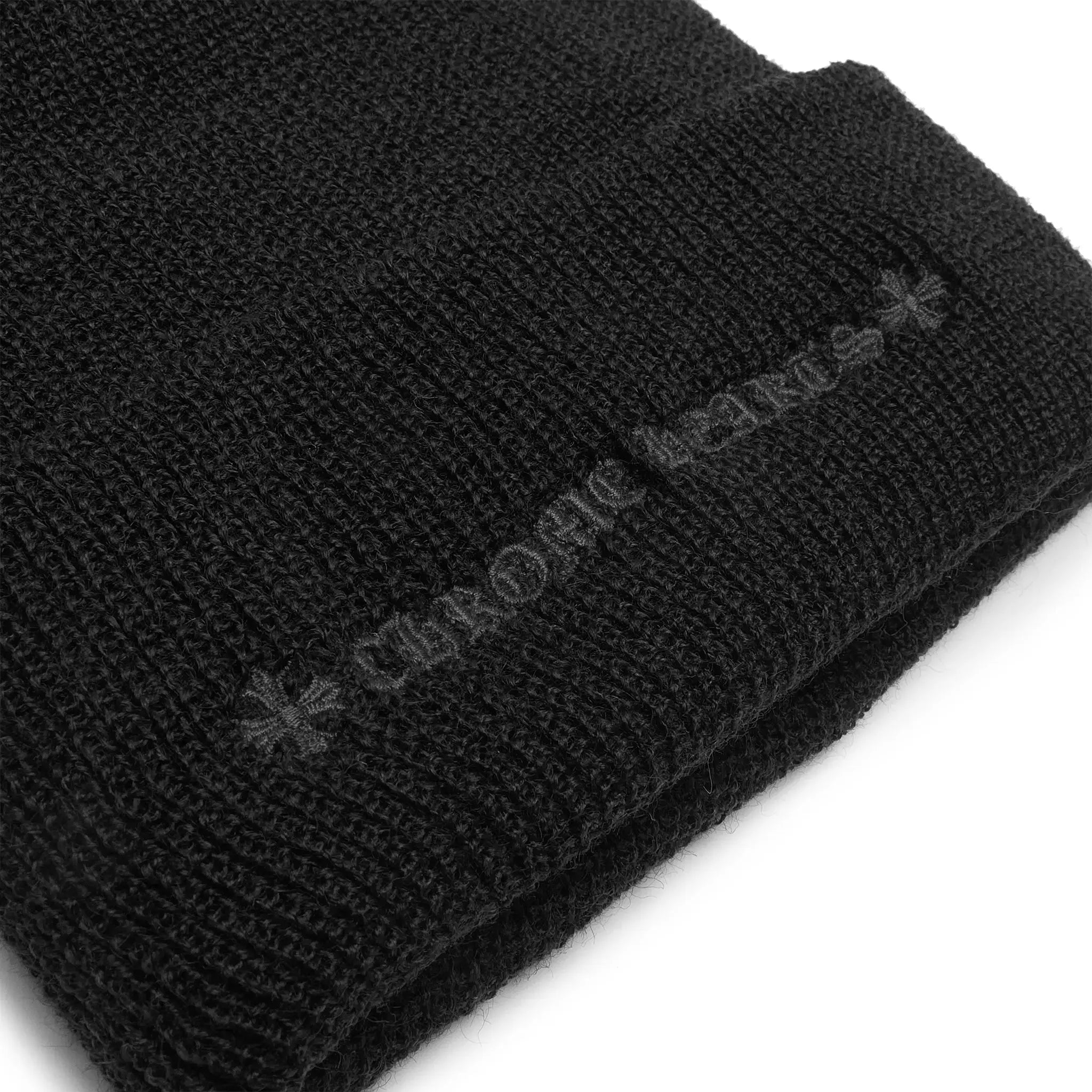 Chrome Hearts Plus Cross Black Beanie Hat - Stylish Unisex Winter Knit Cap for Men & Women - Perfect for Streetwear, Hip-Hop Fashion & Cold Weather