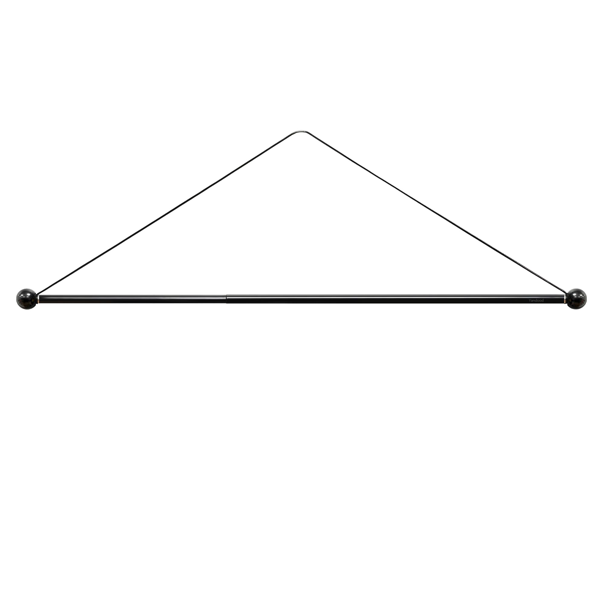 Adjustable Tapestry Hanging Rod 17-32 Inch - Lightweight Wall Decor Hanger Pole for Aesthetic Tapestries, Banners & Room Decor (Black) | Perfect for Bedroom, Living Room & Dorm Decoration