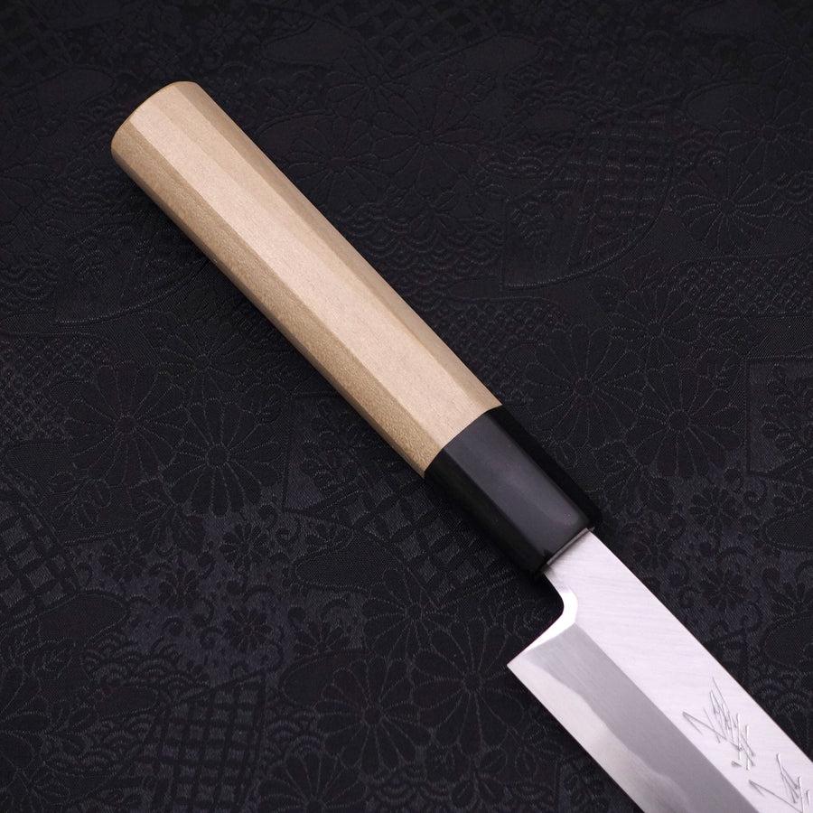 Premium Yanagiba Sushi Knife 240mm - High Carbon Blue Steel #2, Kasumi Finish with Buffalo Handle - Perfect for Sushi Chefs & Japanese Cuisine Lovers