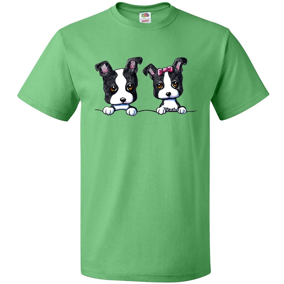 Inktastic Boston Terriers Graphic T-Shirt for Men & Women - Dark Apparel Cotton Tee | Casual Wear, Dog Lover Gift, Pet Owner Outfit