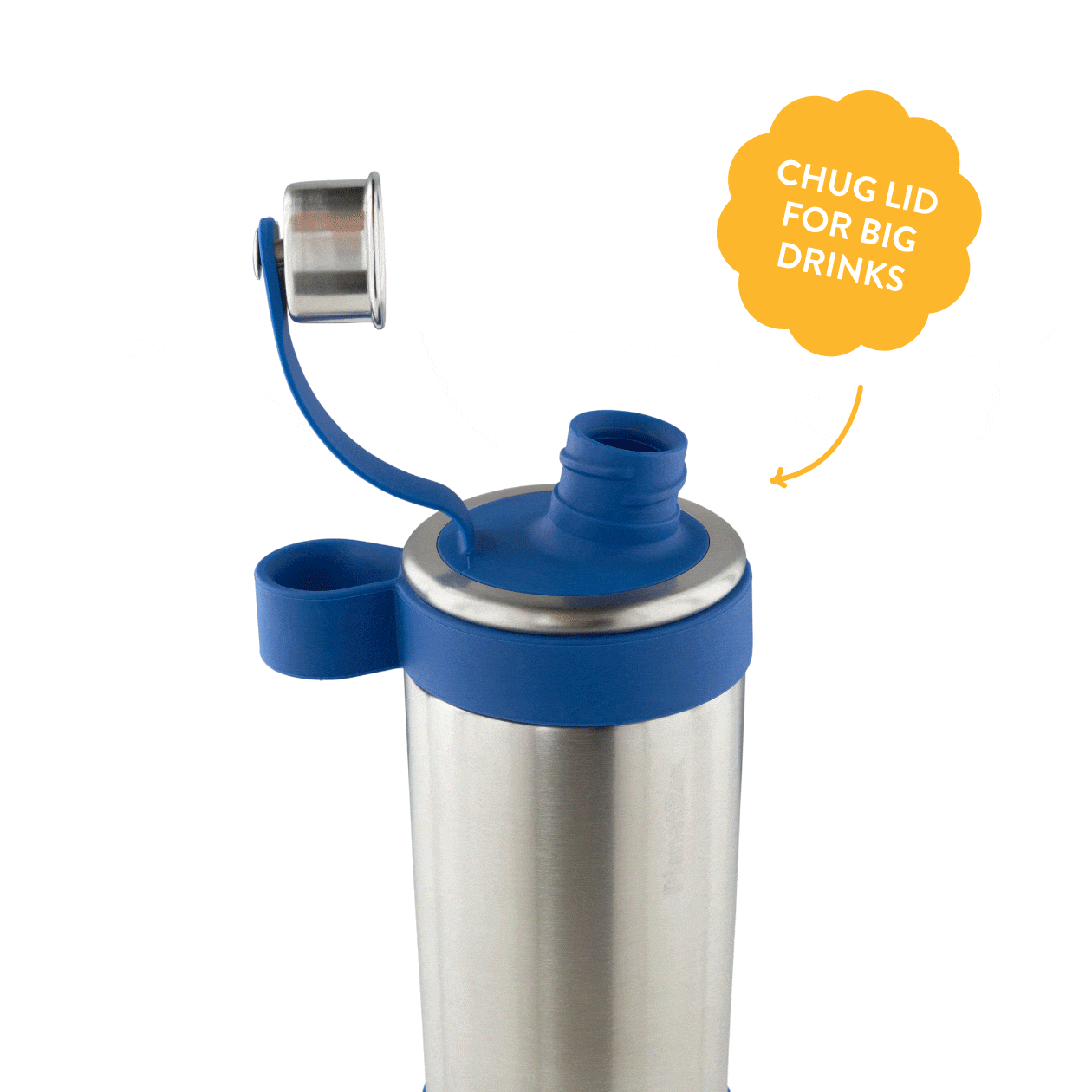 Glacier Chug Lid - Insulated Water Bottle Lid for Hydro Flask, Yeti & More - Perfect for Hiking, Camping & Outdoor Adventures