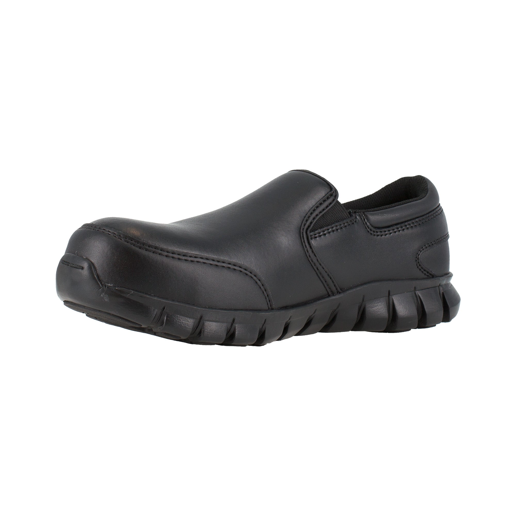 Reebok Work Sublite Composite Toe Slip-On Safety Shoes for Men & Women - CSA Approved IB4036 - Lightweight Work Boots for Construction, Warehouse & Industrial Use