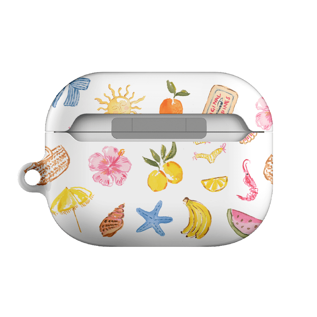 Premium AirPods Pro Case with Summer Icons - Shockproof Protective Cover for Apple AirPods Pro (2019/2021/2022) - Perfect for Travel, Workout & Outdoor Activities