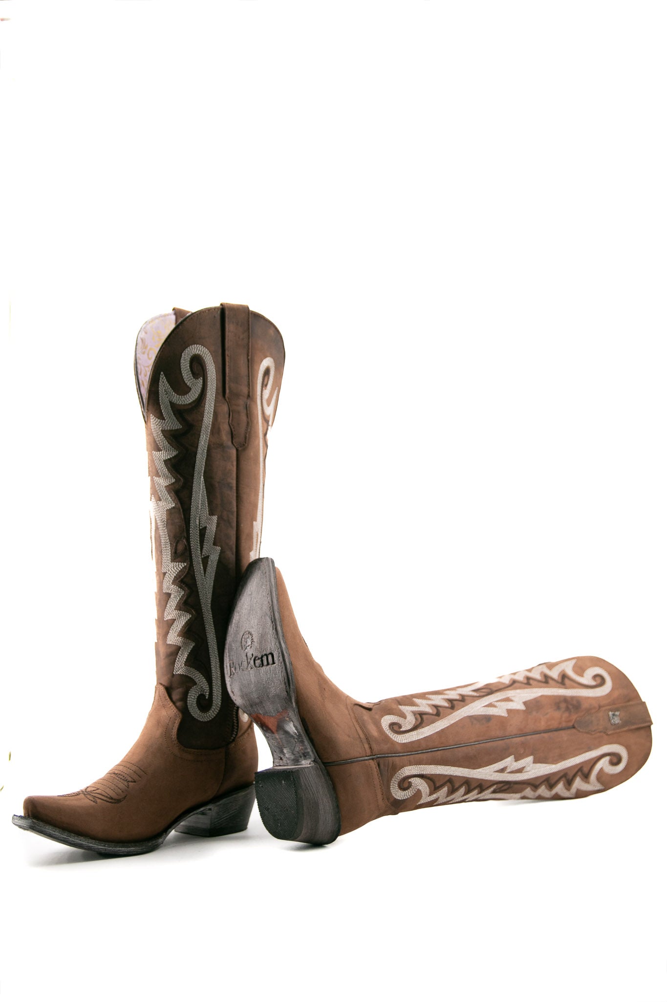 Victoria Women's Tall Snip Toe Cowgirl Boots - Western Riding Boots for Country Dancing, Rodeo & Fashion Outfits