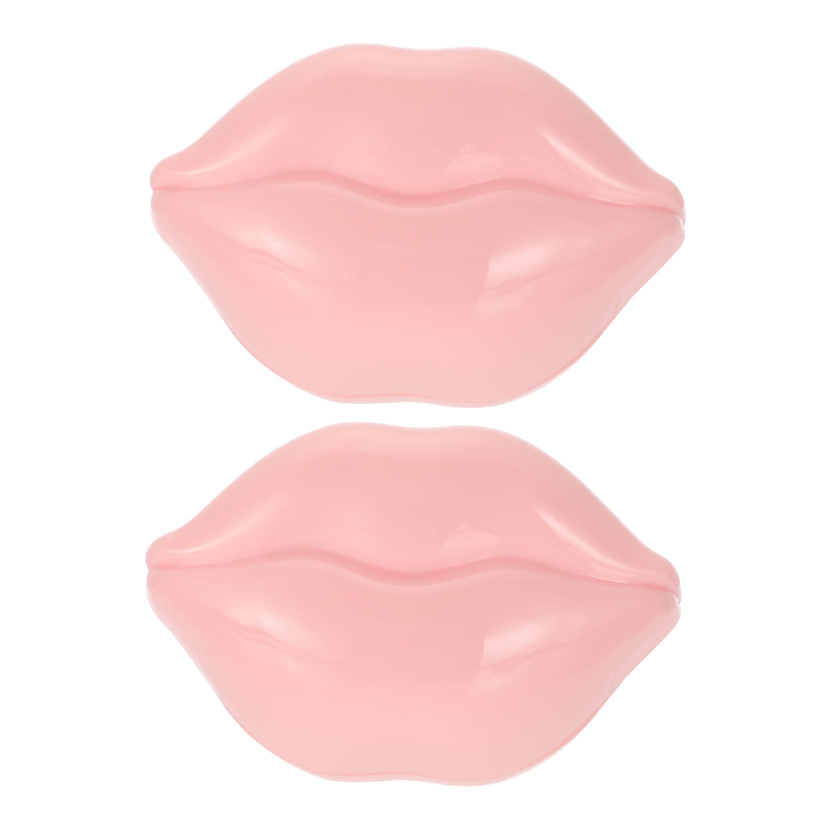 IPetboom 2-Pack Overnight Lip Gel Mask - Hydrating Lip Treatment for Dry & Chapped Lips, Portable Travel-Size Lip Moisturizer with Exfoliating Plaster - Pink Plastic Bottles | Perfect for Night Care, Travel & Daily Lip Therapy