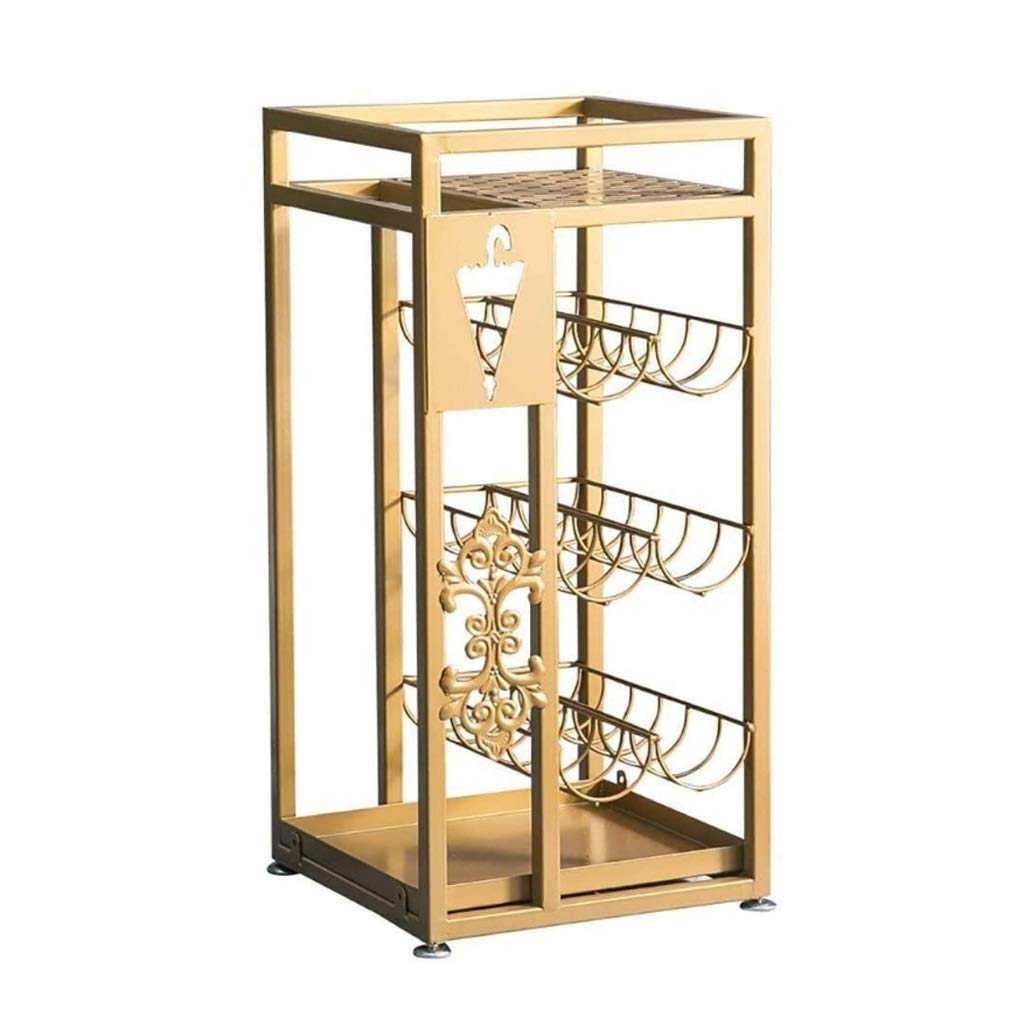 ZLMMY Metal Umbrella Stand with Removable Drip Tray - Free Standing Umbrella Holder for Home, Office, Entryway & Patio - Perfect for Indoor and Outdoor Decor Organization