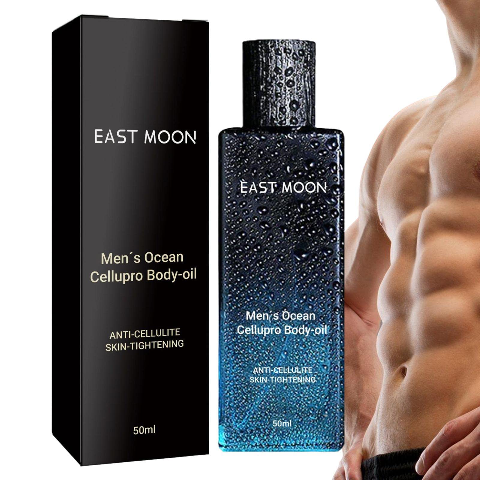 Belly Firming Oil for Men & Women - 50ml Skin Tightening & Moisturizing Body Massage Oil | Firming, Hydrating & Relaxing Skin Care Treatment for Stomach, Thighs & Arms | Post-Pregnancy, Weight Loss & Daily Body Care