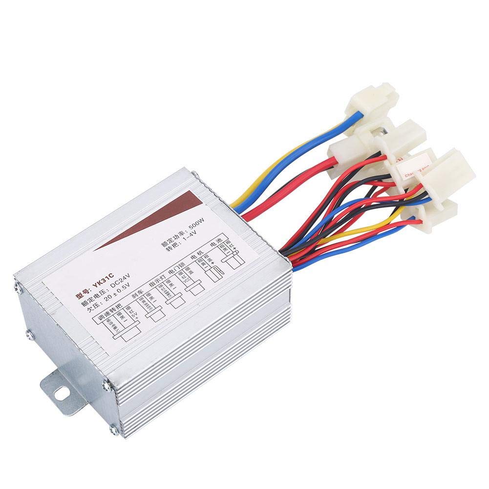 24V 500W Brushed Motor Speed Controller - Compatible with E-Bikes, Scooters & Electric Tricycles | Perfect for DIY Electric Vehicle Upgrades & Motor Speed Regulation