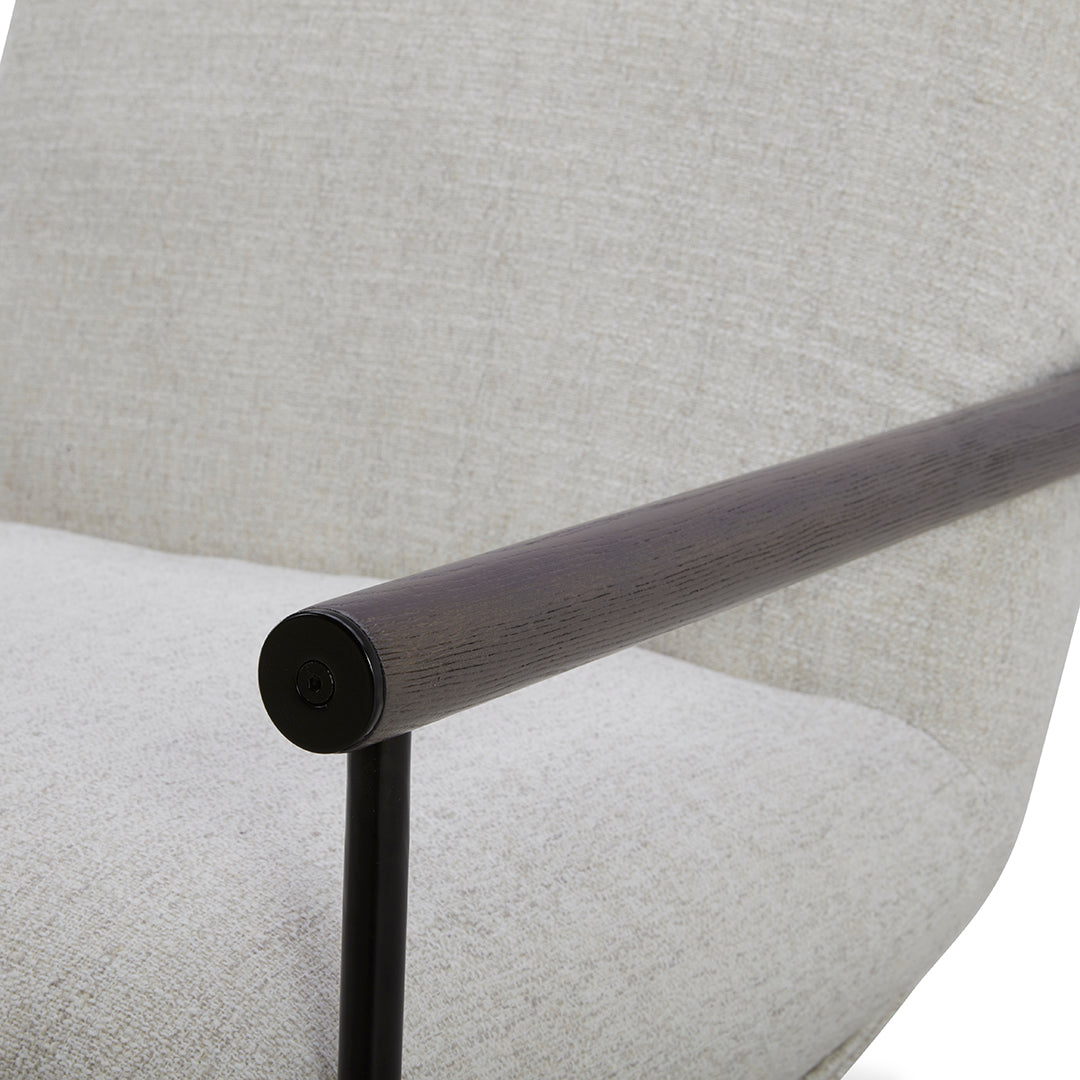 Nate Accent Chair - Modern Upholstered Lounge Chair for Living Room, Bedroom, Office - Comfortable & Stylish Home Decor Furniture for Relaxing and Reading