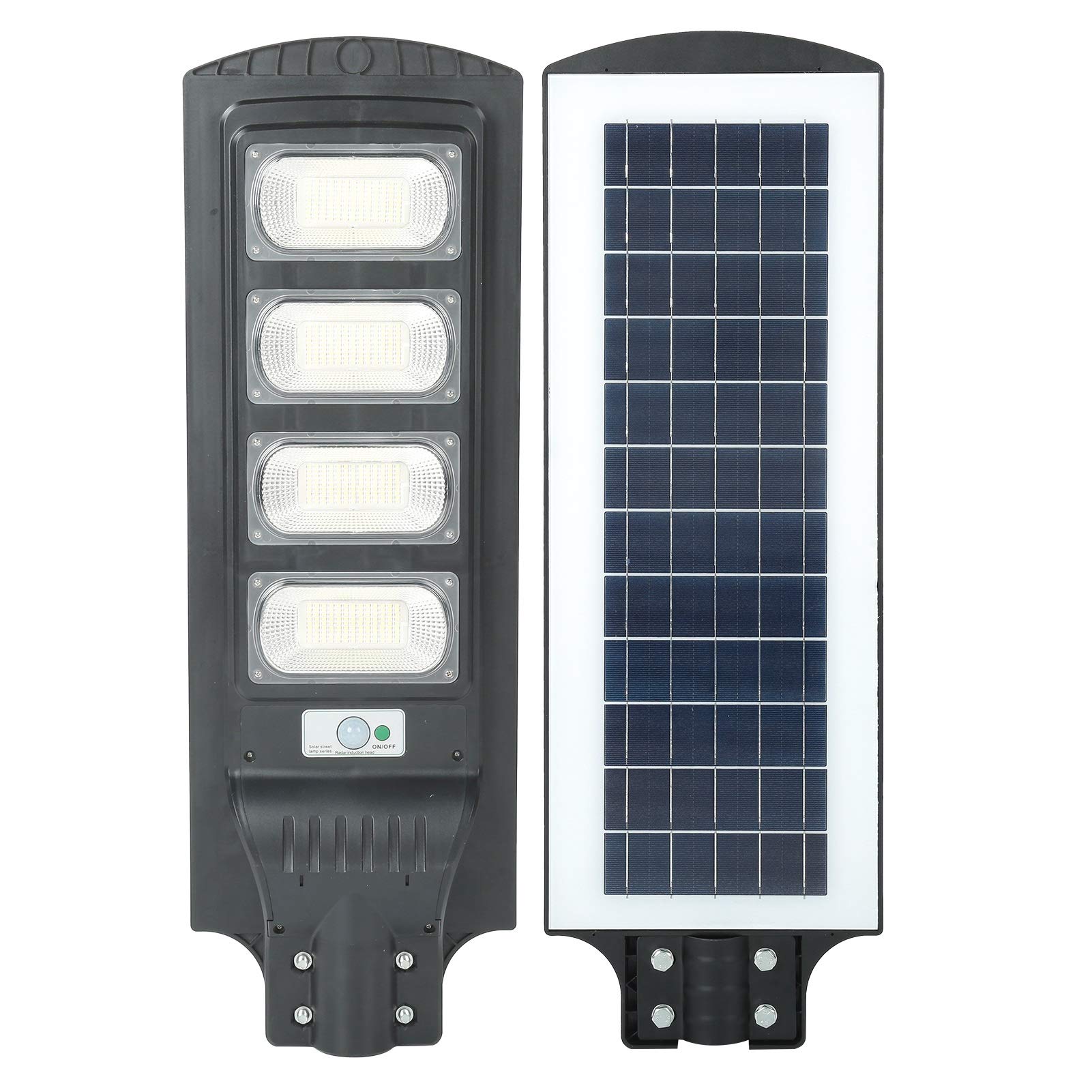 200W Solar Induction Lamp with 468 LED Chips - Outdoor Solar Powered Lighting for Parks, Gardens, Sidewalks & Pathways - Weatherproof & Energy Efficient Landscape Lighting Solution