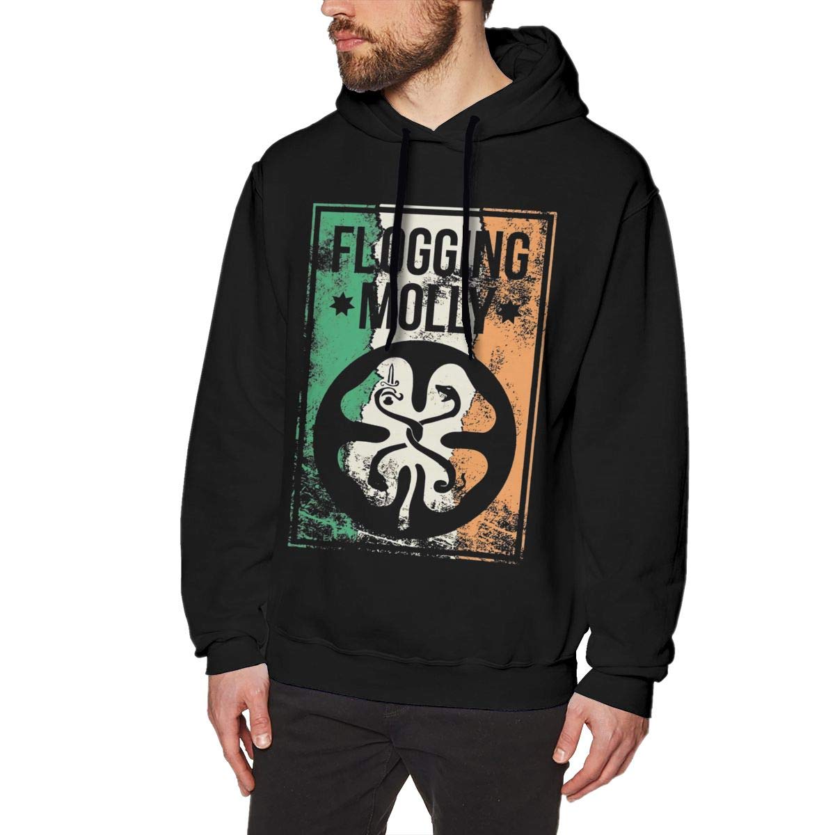 DavidEEverett Men's Fashion Hoodie - Long Sleeve Slim Fit Pullover Sweatshirt for Casual Wear, Gym & Outdoor Activities