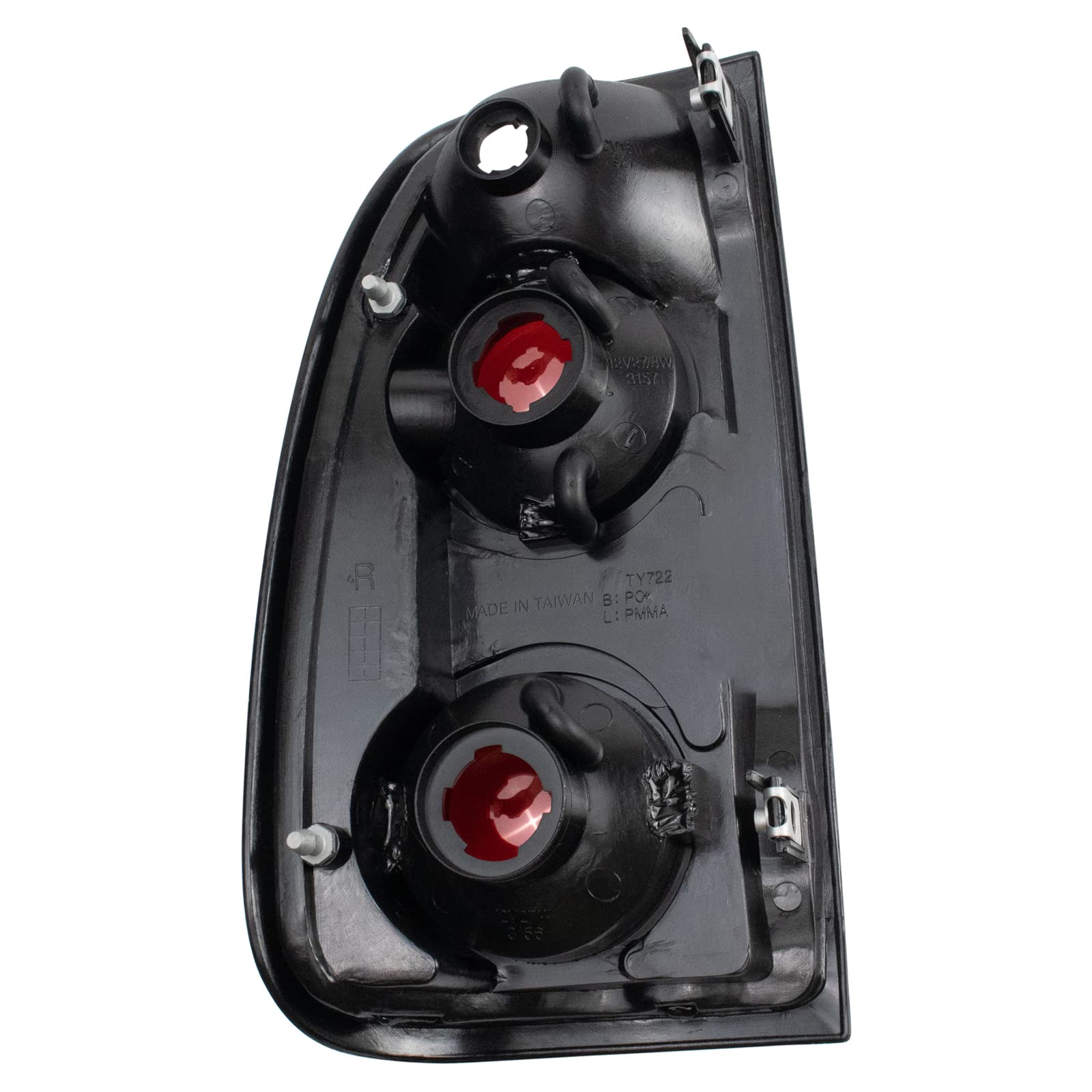 TRQ Rear Tail Lights Set Compatible with 2000-2006 Toyota Tundra - TO2800129 TO2801129 - Replacement Brake Lights for Improved Safety & Style - Perfect for Night Driving & Off-Road Adventures