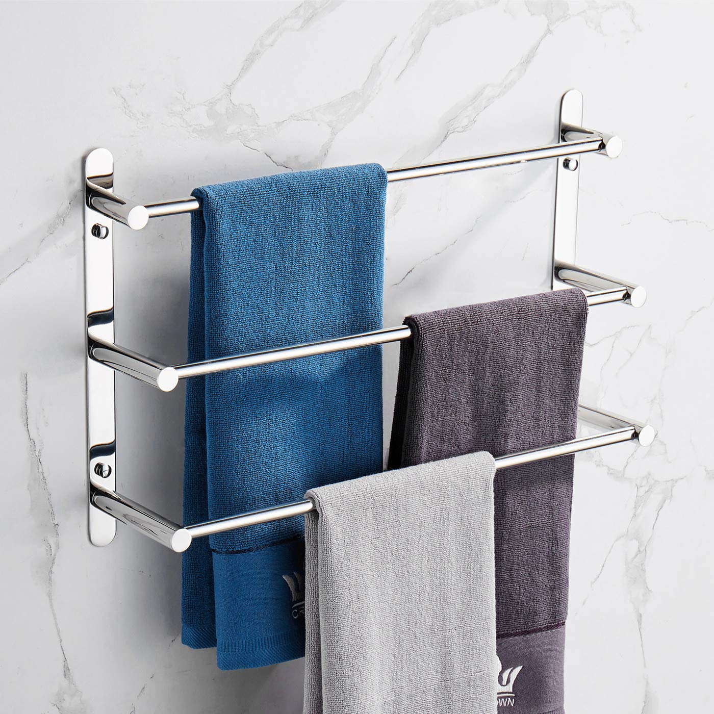 Stainless Steel 3-Tier Towel Rack 19.6