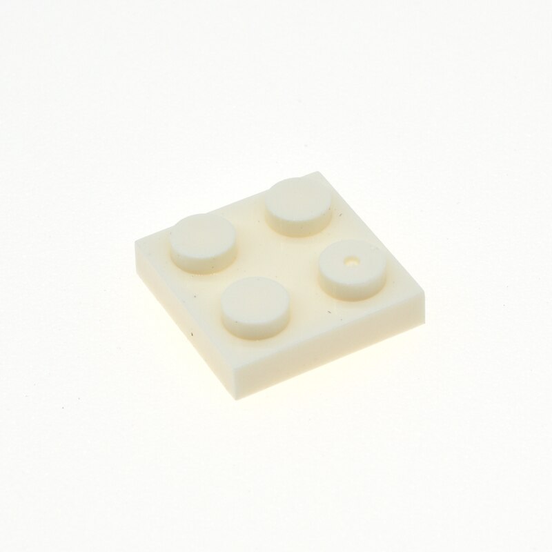 20-Piece 2x2 Building Plates - LEGO-Compatible MOC Bricks (3022) for DIY Models, Kids' Play & Creative Construction Projects