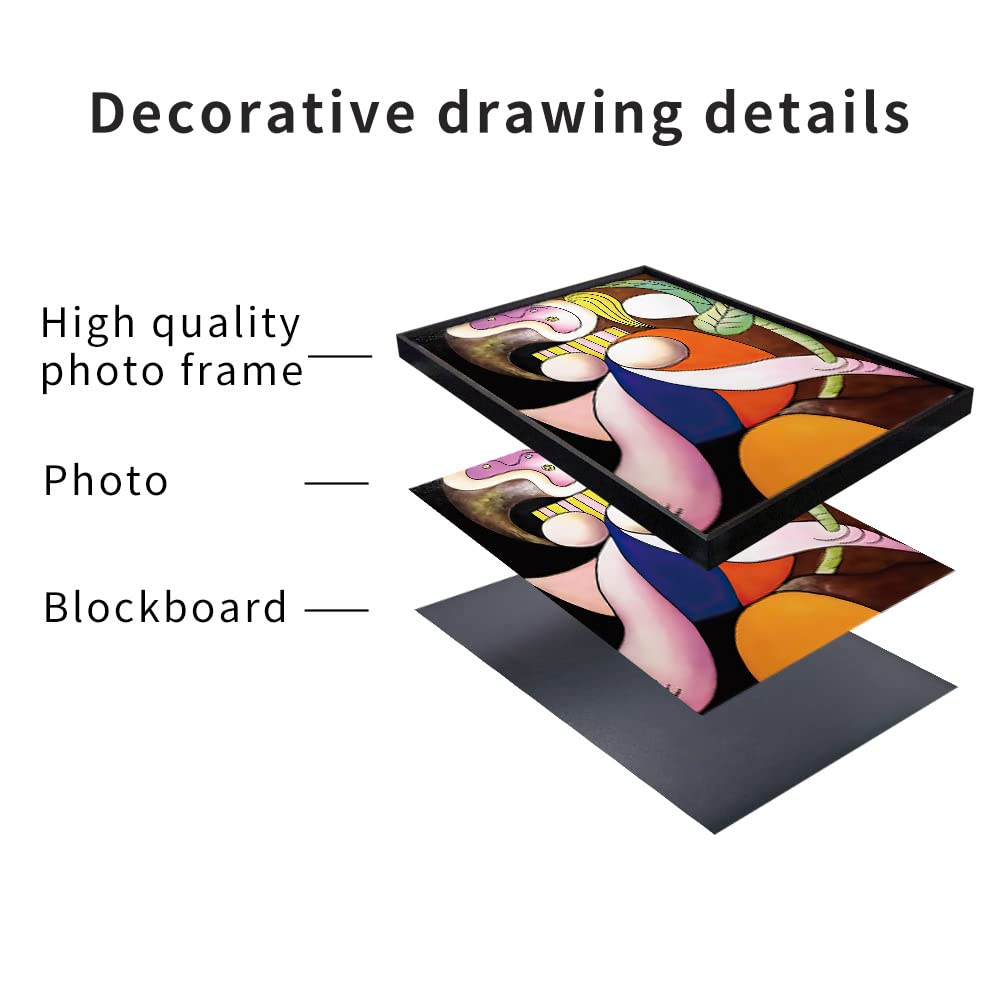 Modern Abstract Canvas Wall Art Set - 3 Piece Framed Painting (32x24 Inches) - Minimalist Home Decor for Living Room, Bedroom, Office | Perfect for Contemporary Spaces & Gift Giving