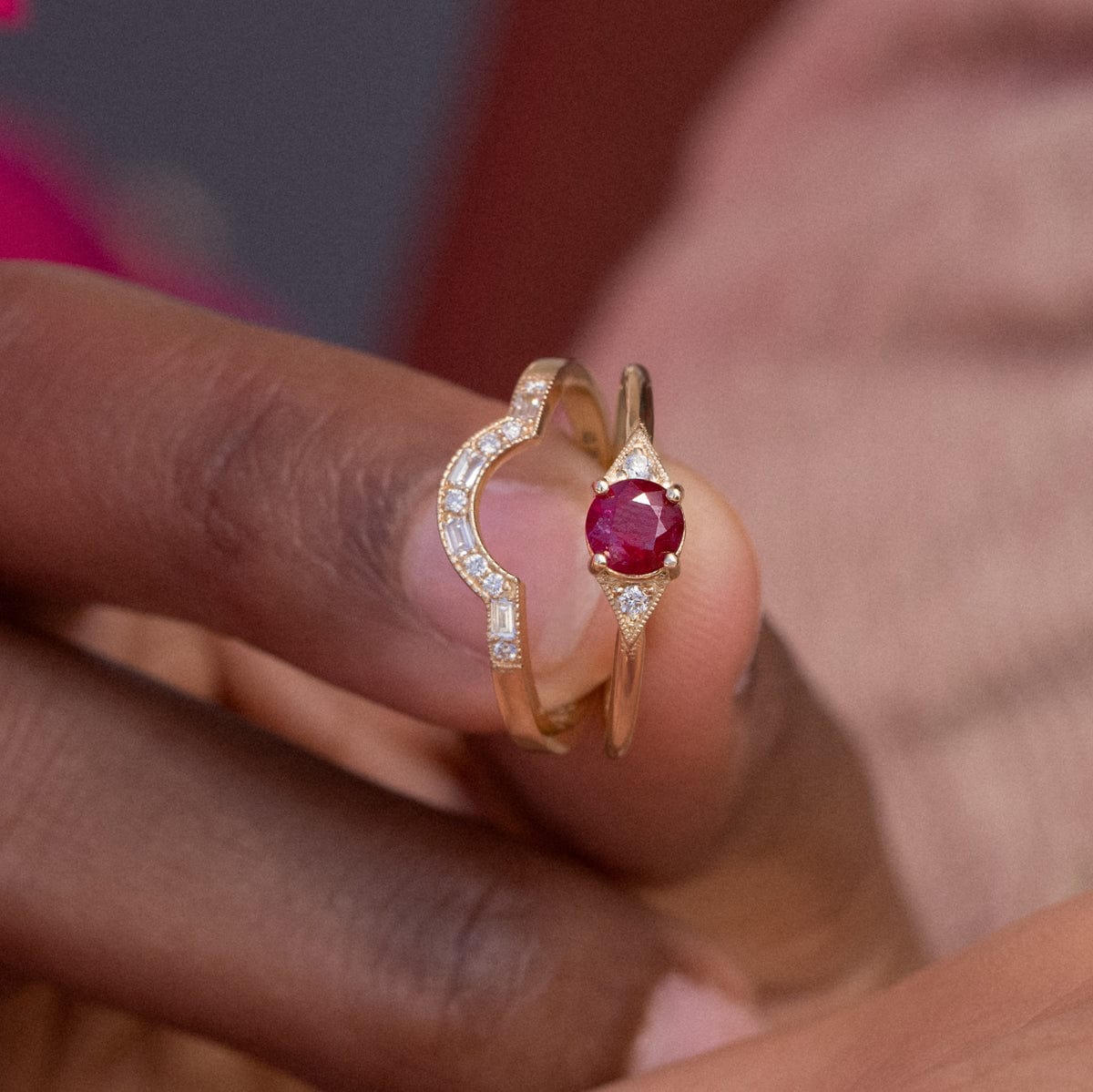 Diamond Staccato Arch - Elegant and Durable Jewelry for Women, Perfect for Weddings, Parties, and Special Occasions