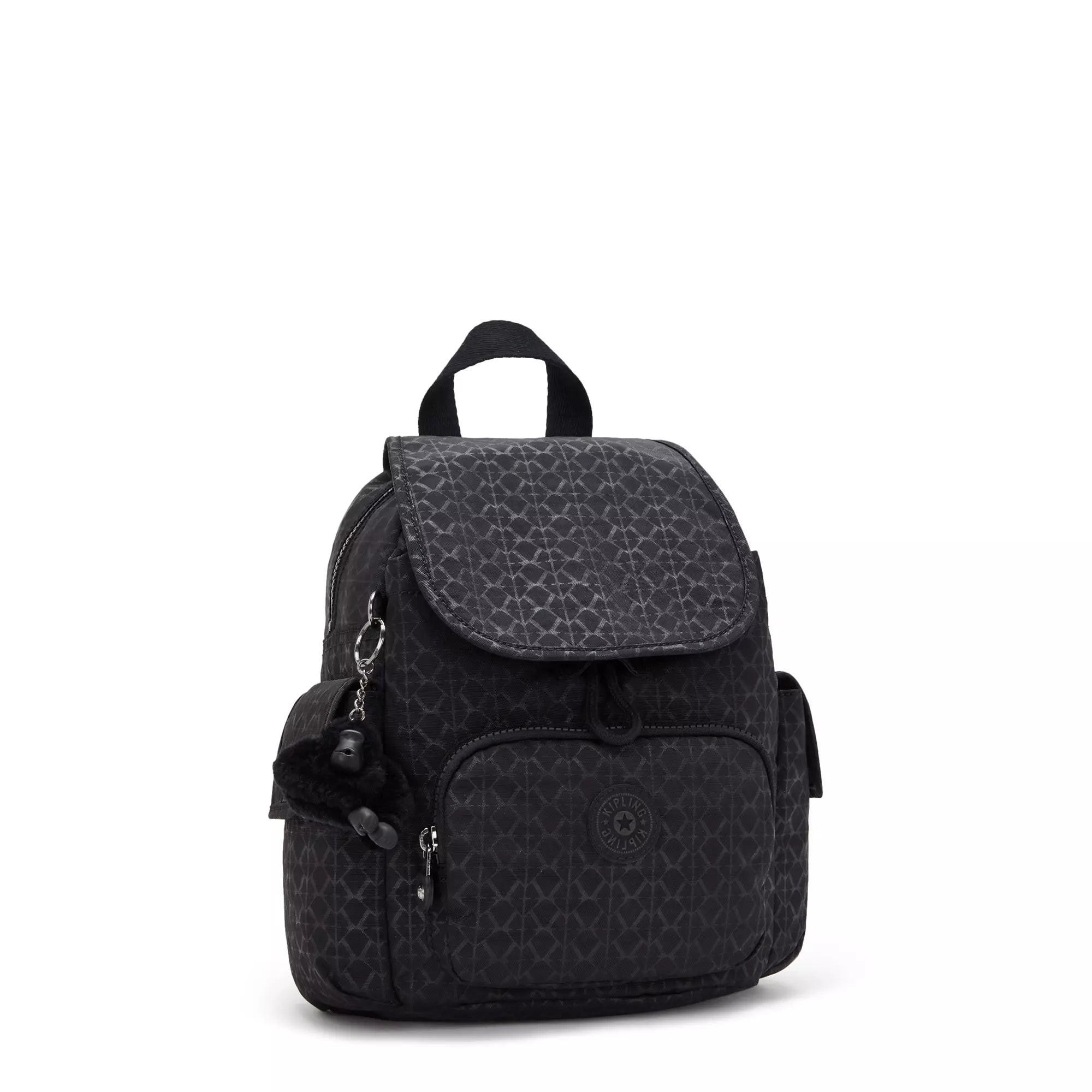Kipling City Pack Mini Printed Backpack - Signature Embossed Design for Women & Teens | Lightweight Travel Daypack for School, Work & Commuting