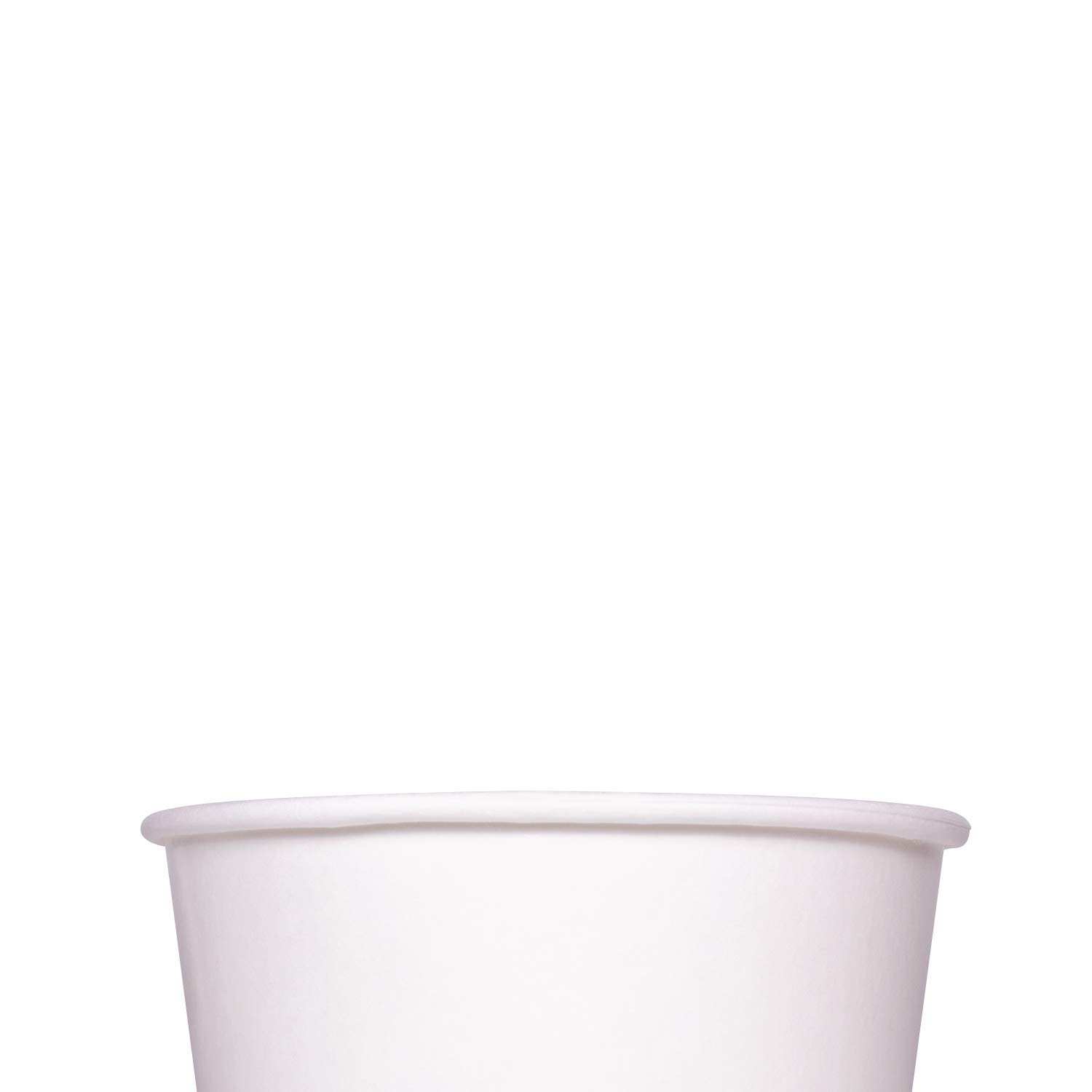 28oz (600 Count) White Paper Soup Bowls for Hot & Cold Food - Perfect for Soup, Noodles, Pasta, Snacks - Disposable Bowls for Restaurants, Catering, Parties, Picnics (C-KDP28W)