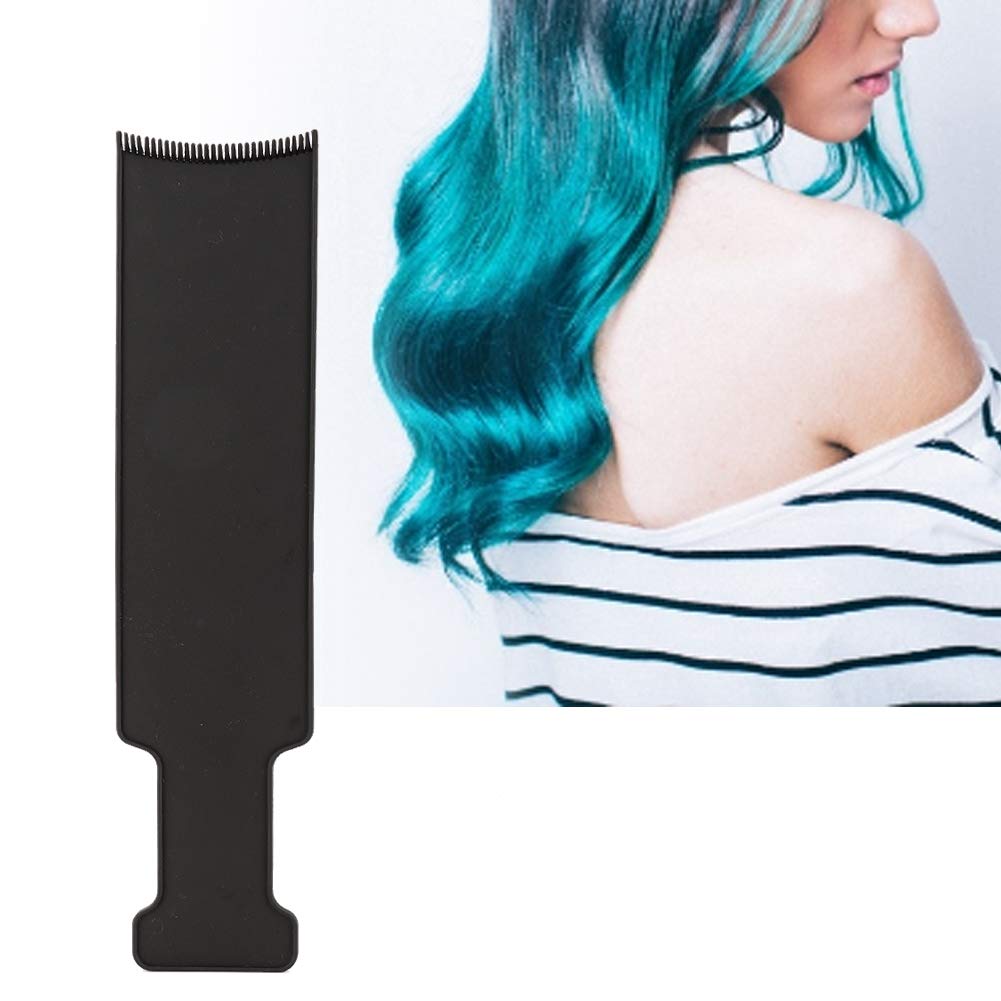 Professional Hair Dye Brush & Highlighting Board with Teeth - Large Black Balayage Hair Dye Kit for Salon & Home Use - Perfect for Hair Coloring, Ombre, and Foil Highlights Styling