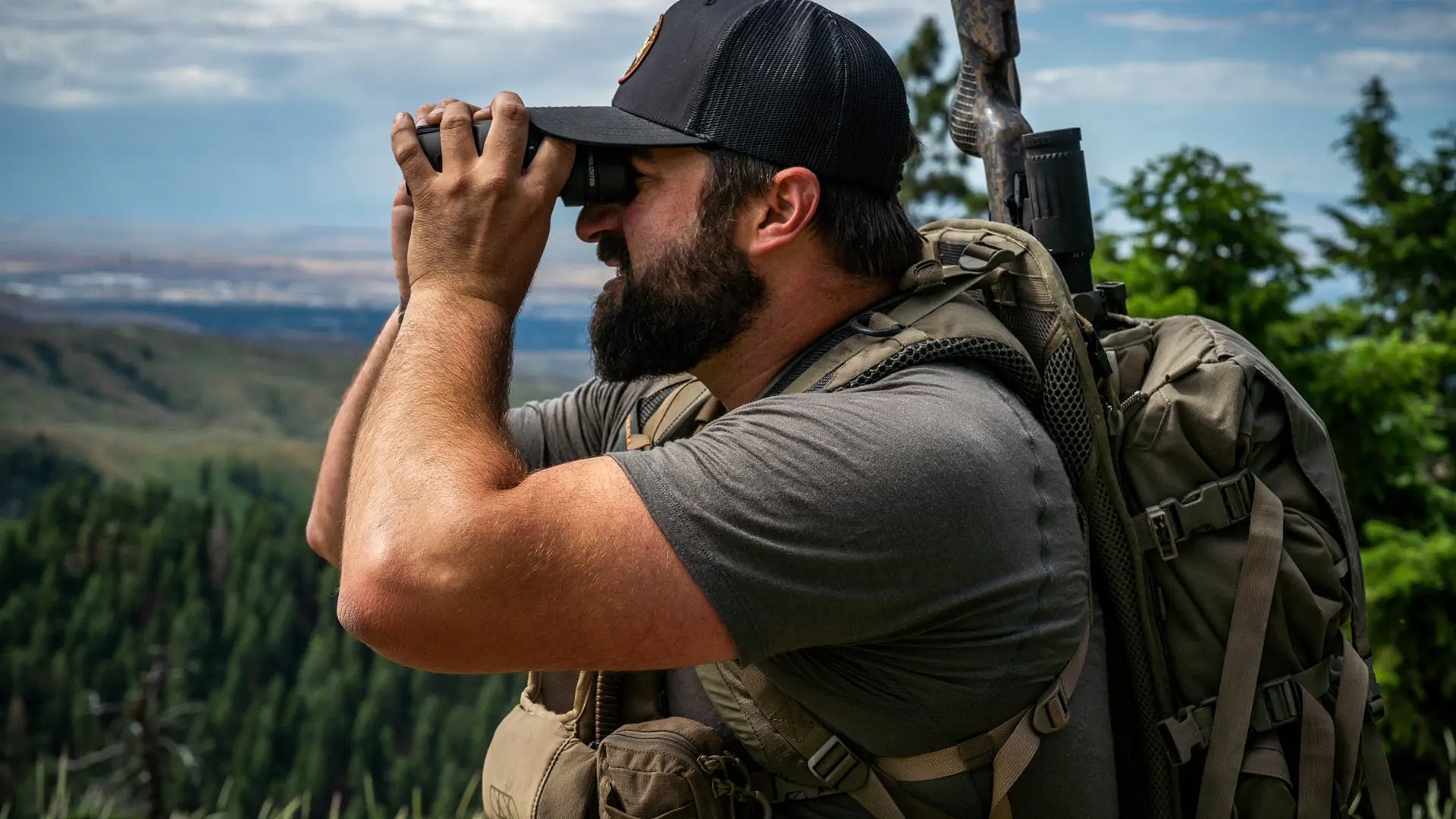 Eberlestock Lochsa Merino Short Sleeve Shirt - Quick Dry & Moisture Wicking Performance Top for Hiking, Camping & Outdoor Adventures