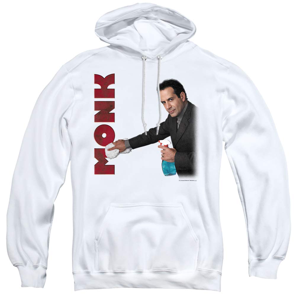 Trevco Monk Clean Up Unisex Adult Pullover Hoodie - Soft Cotton Sweatshirt for Men & Women - Perfect for Casual Wear, Gym, and Outdoor Activities