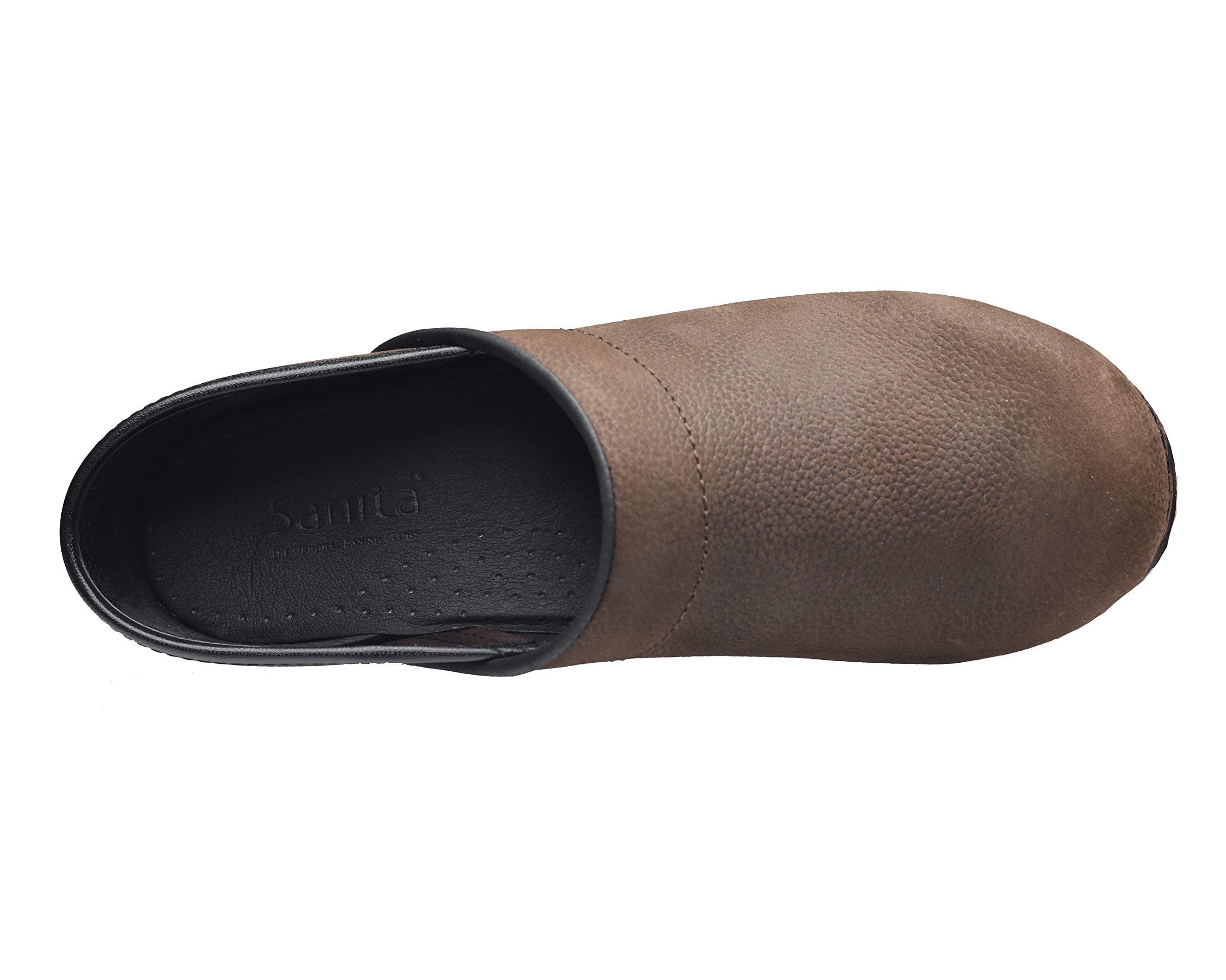 Sanita Women's Professional Oil-Resistant Leather Clogs - Non-Slip Kitchen Shoes for Chefs, Nurses & Healthcare Workers
