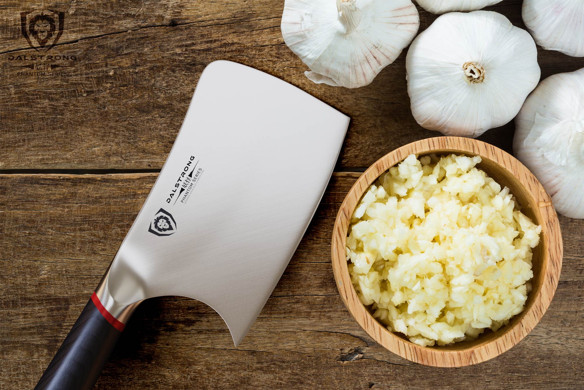 Dalstrong Phantom Series Mini Cleaver Knife 4.5 Inch - Premium Kitchen Knife for Meat Cutting, Vegetable Chopping & Food Prep | Perfect for Home Chefs & Professional Kitchens