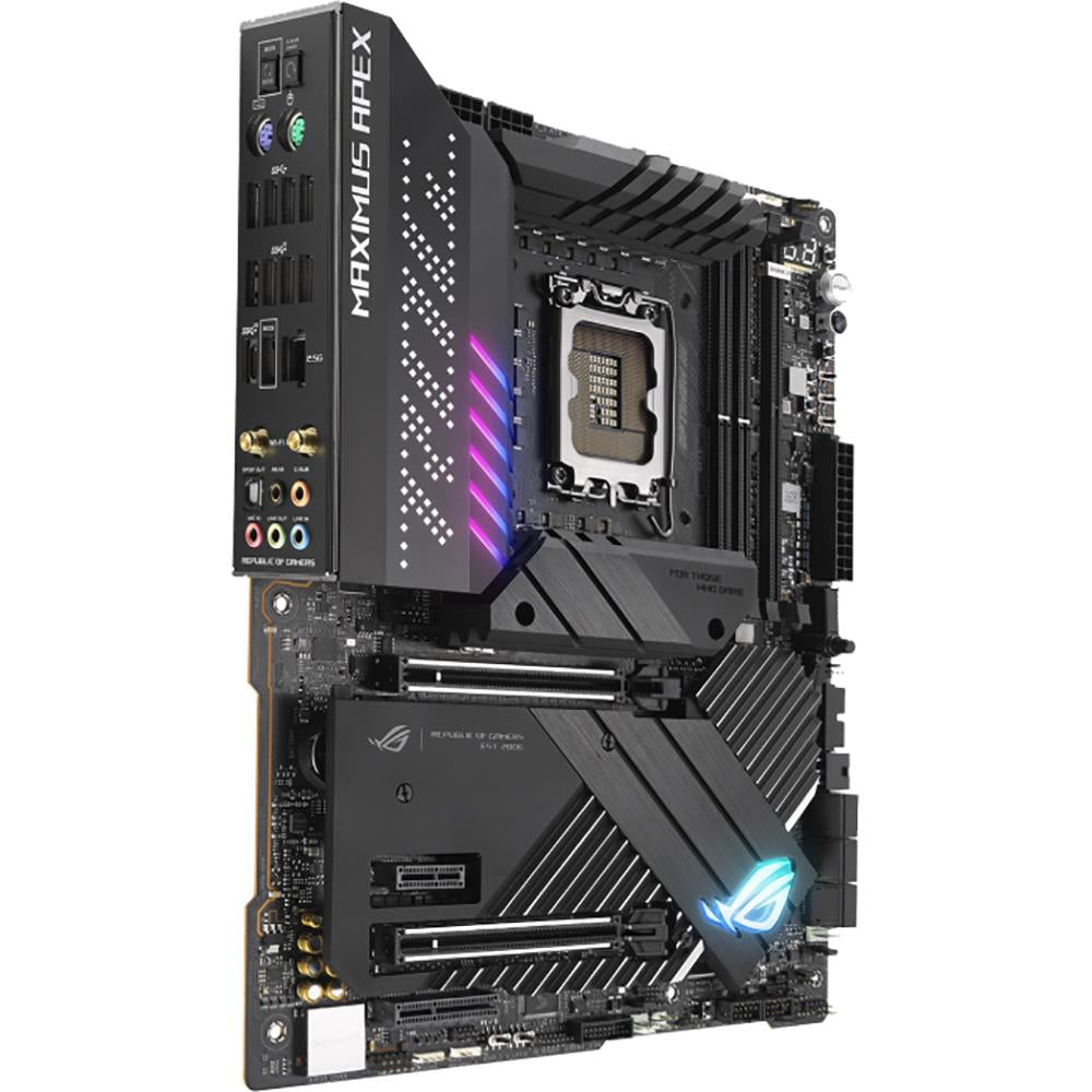 ASUS ROG MAXIMUS Z690 APEX Gaming Motherboard - Intel LGA 1700 Socket, DDR5, PCIe 5.0, WiFi 6E - Perfect for High-Performance PC Builds & Extreme Gaming Rigs