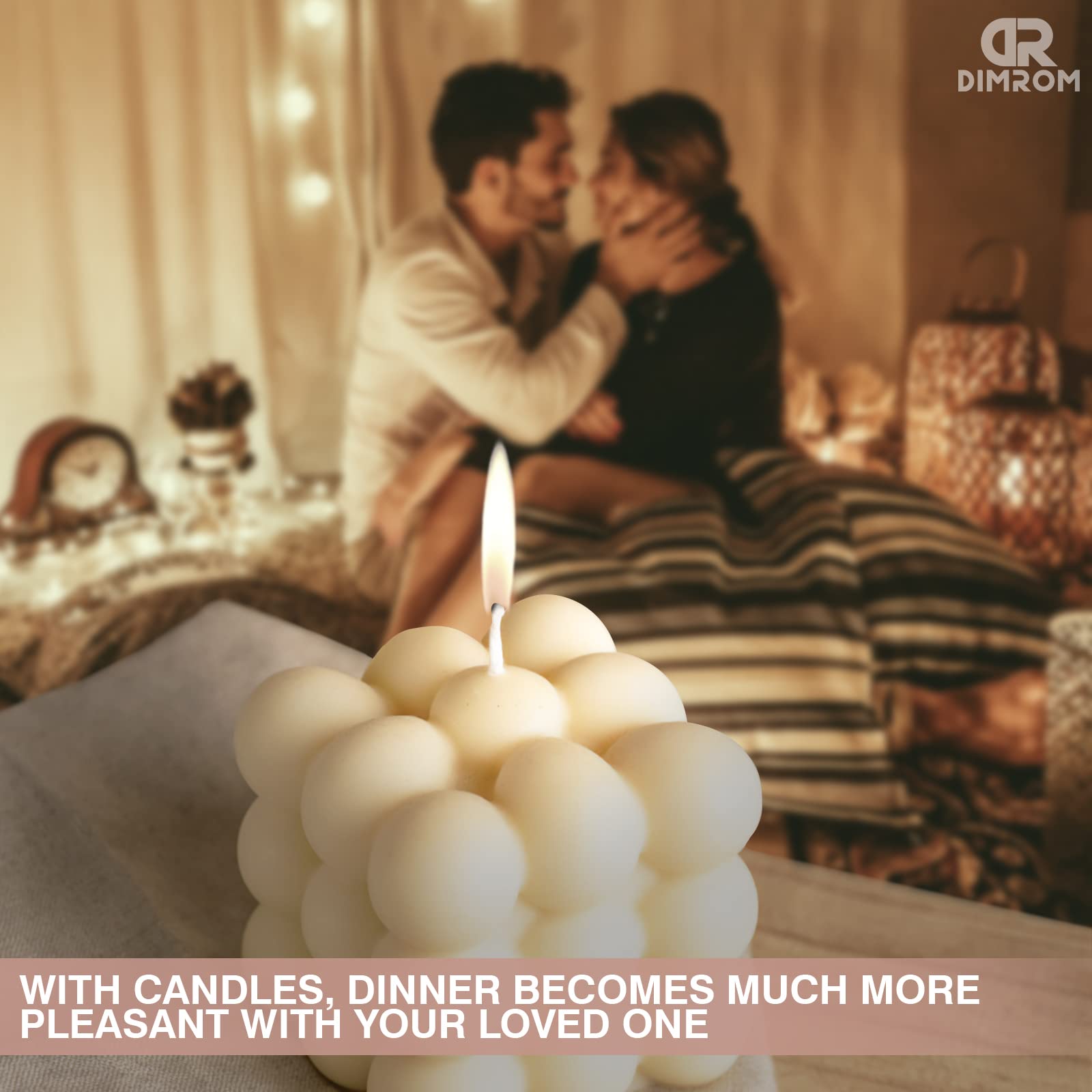 3D Silicone Bubble Candle Molds for DIY Candle Making - Reusable, Non-Stick Wax Molds for Handmade Candles - Perfect for Home Decor, Wedding Centerpieces, and Spa Relaxation Gifts