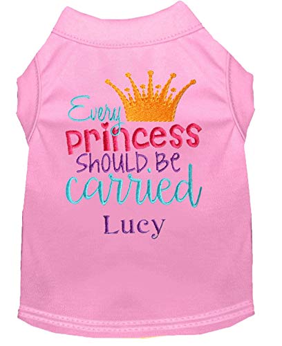 Personalized Princess Dog Shirt with Tiara - Custom Pet Apparel for Special Occasions & Royal-Themed Parties